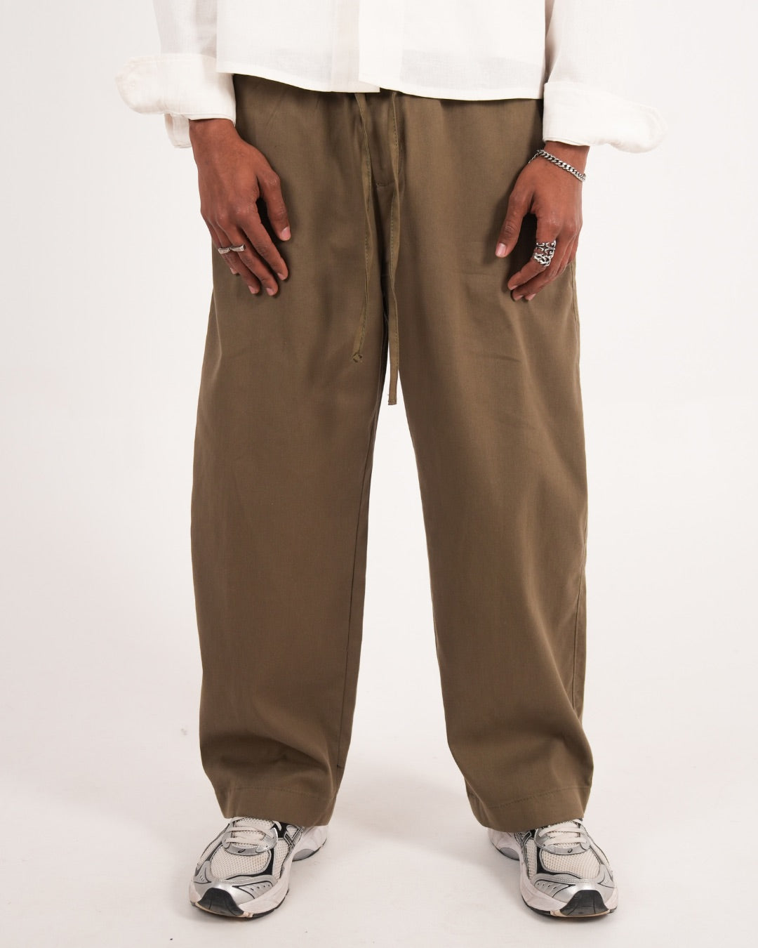 OLIVE ESSENTIAL LOUNGE TROUSERS