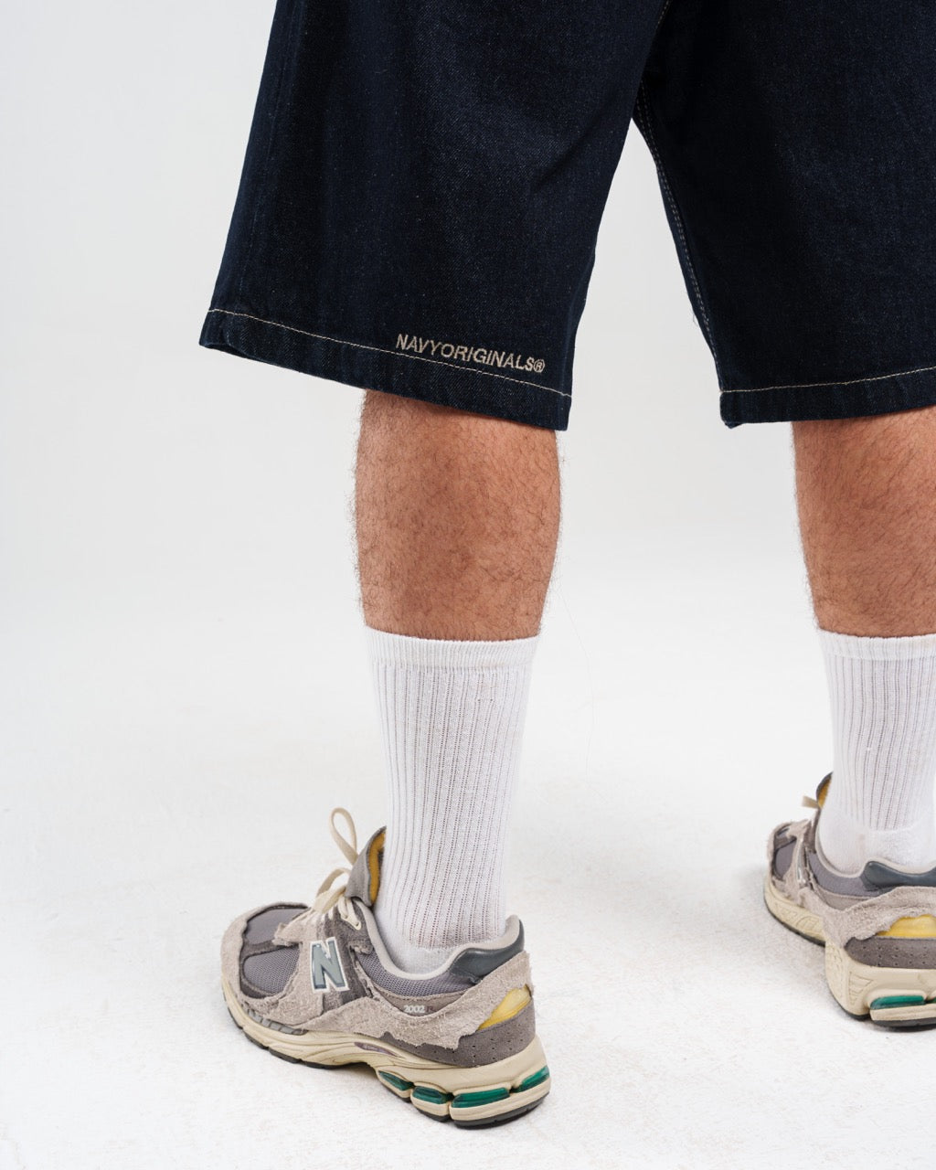 RAW DENIM JORTS