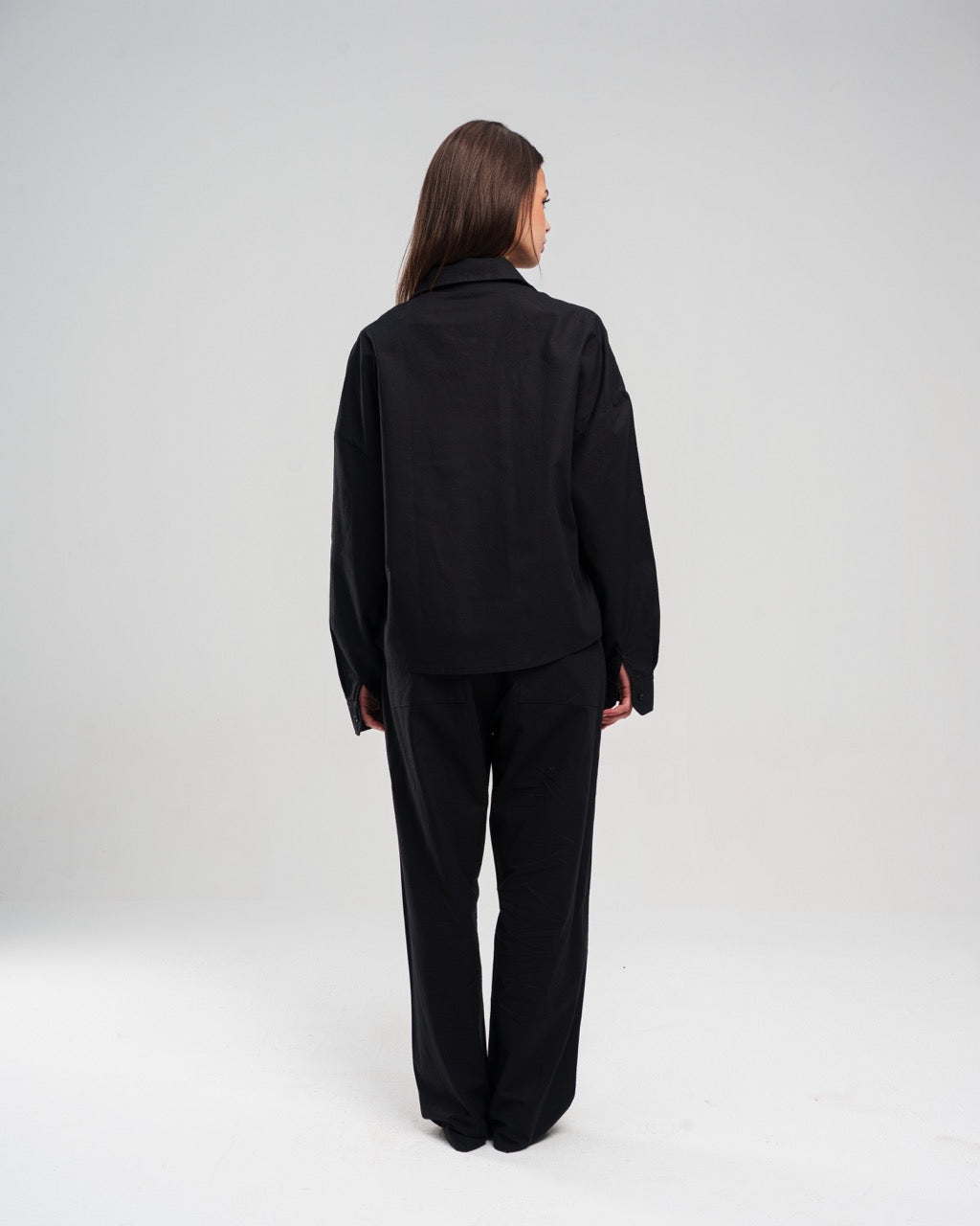 BLACK REGULAR LINEN
