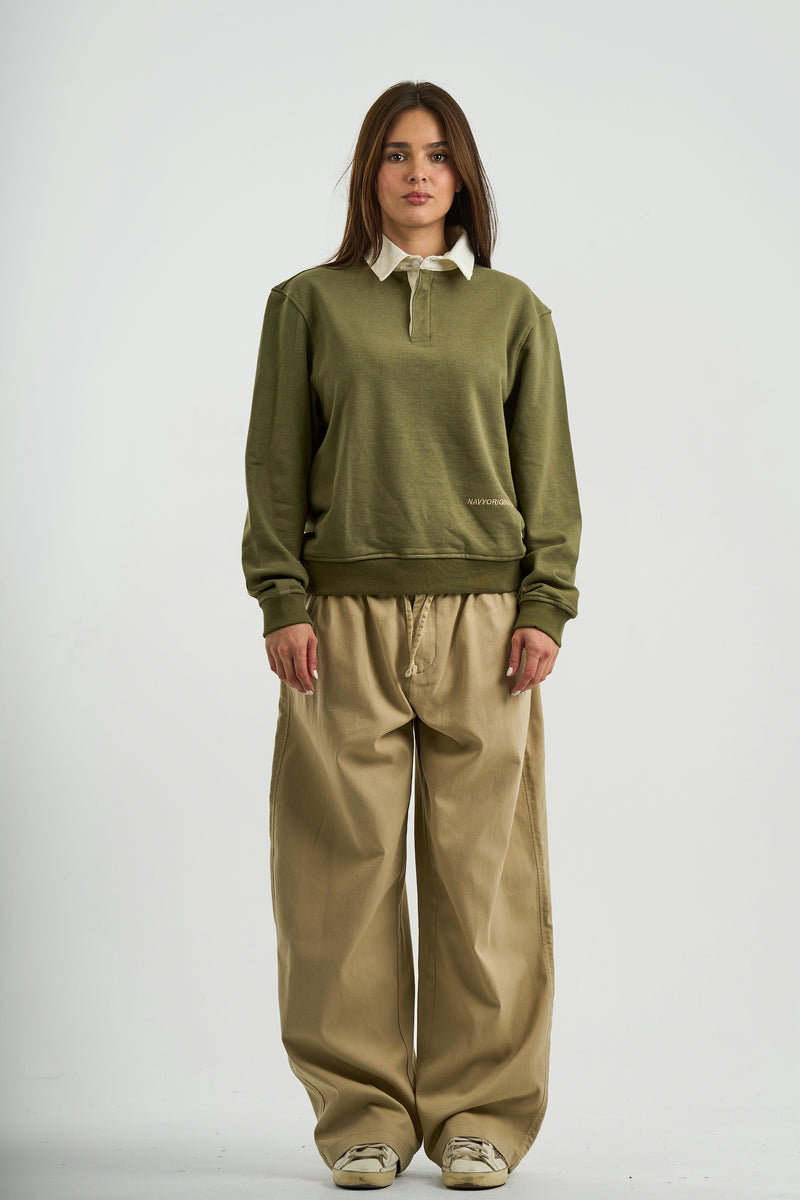 BEIGE ESSENTIAL LOUNGE TROUSERS