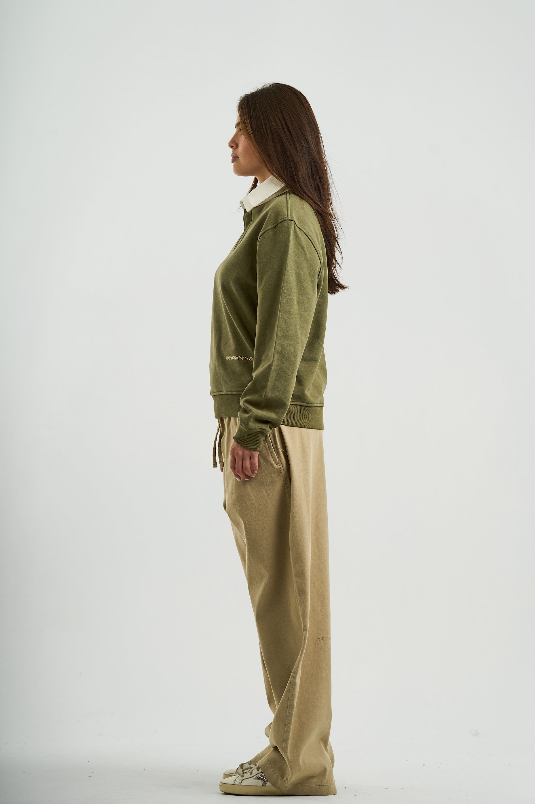 BEIGE ESSENTIAL LOUNGE TROUSERS