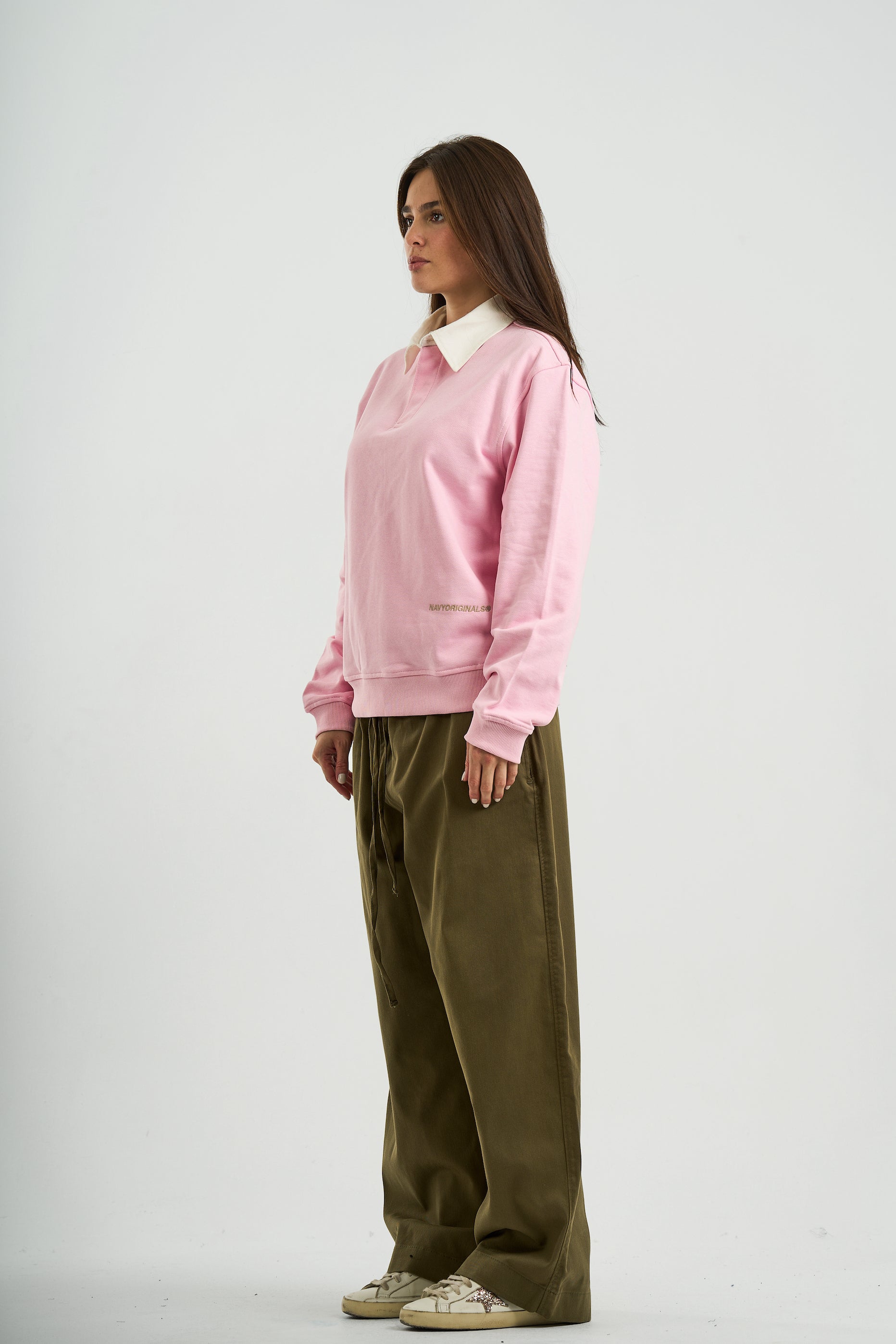 PINK ESSENTIAL RUGBY POLO