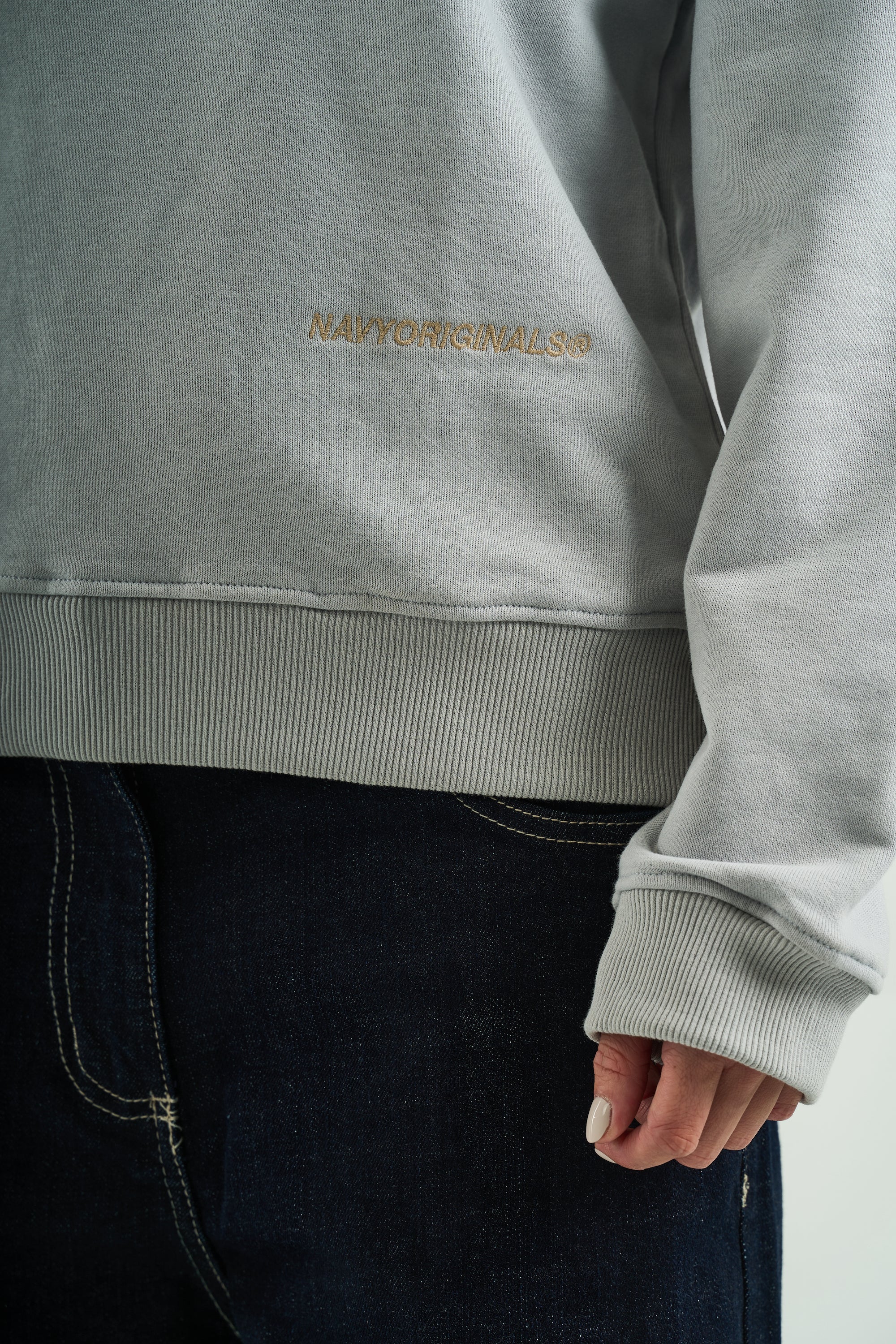 GREY ESSENTIAL RUGBY POLO