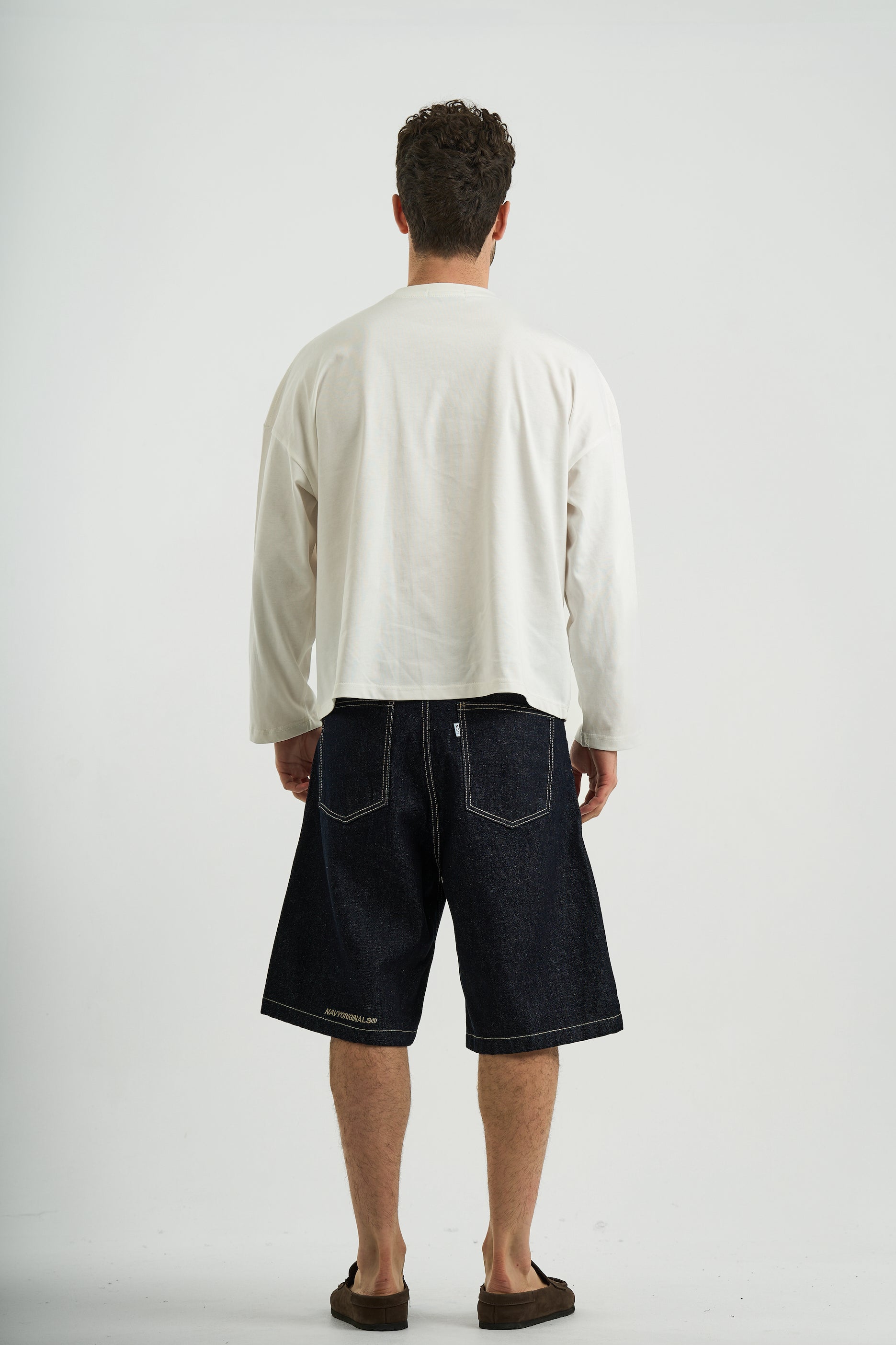 RAW DENIM JORTS