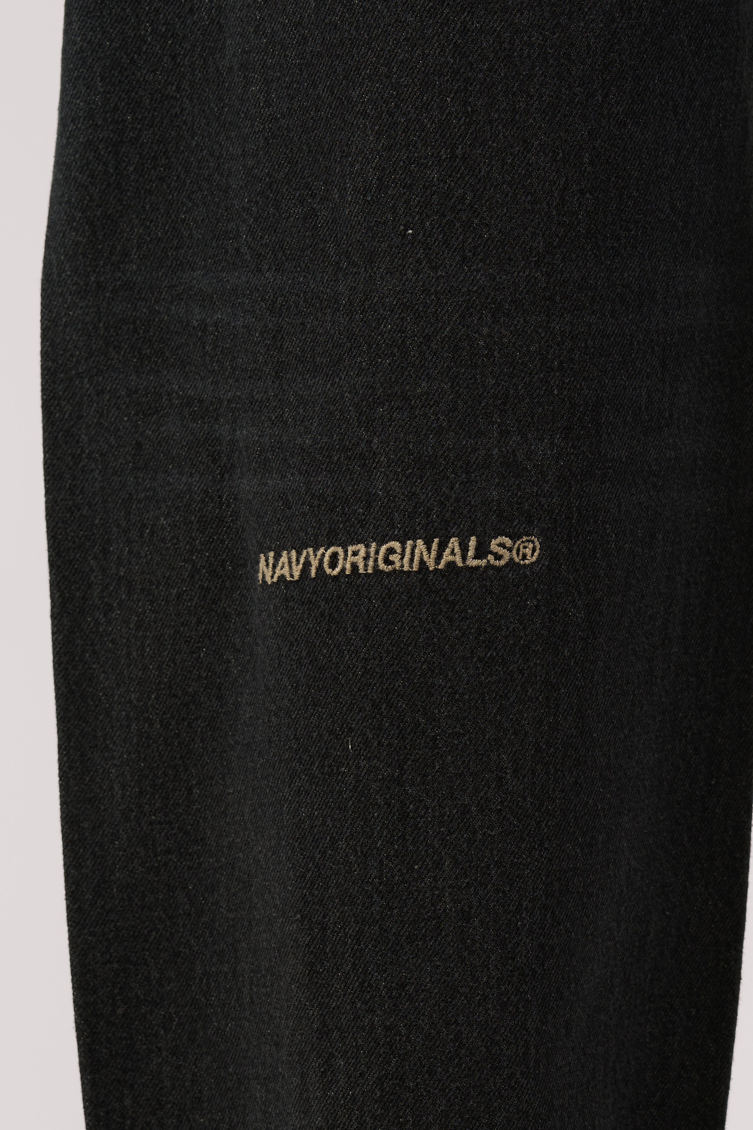 WASHED BLACK BALLOON JEANS