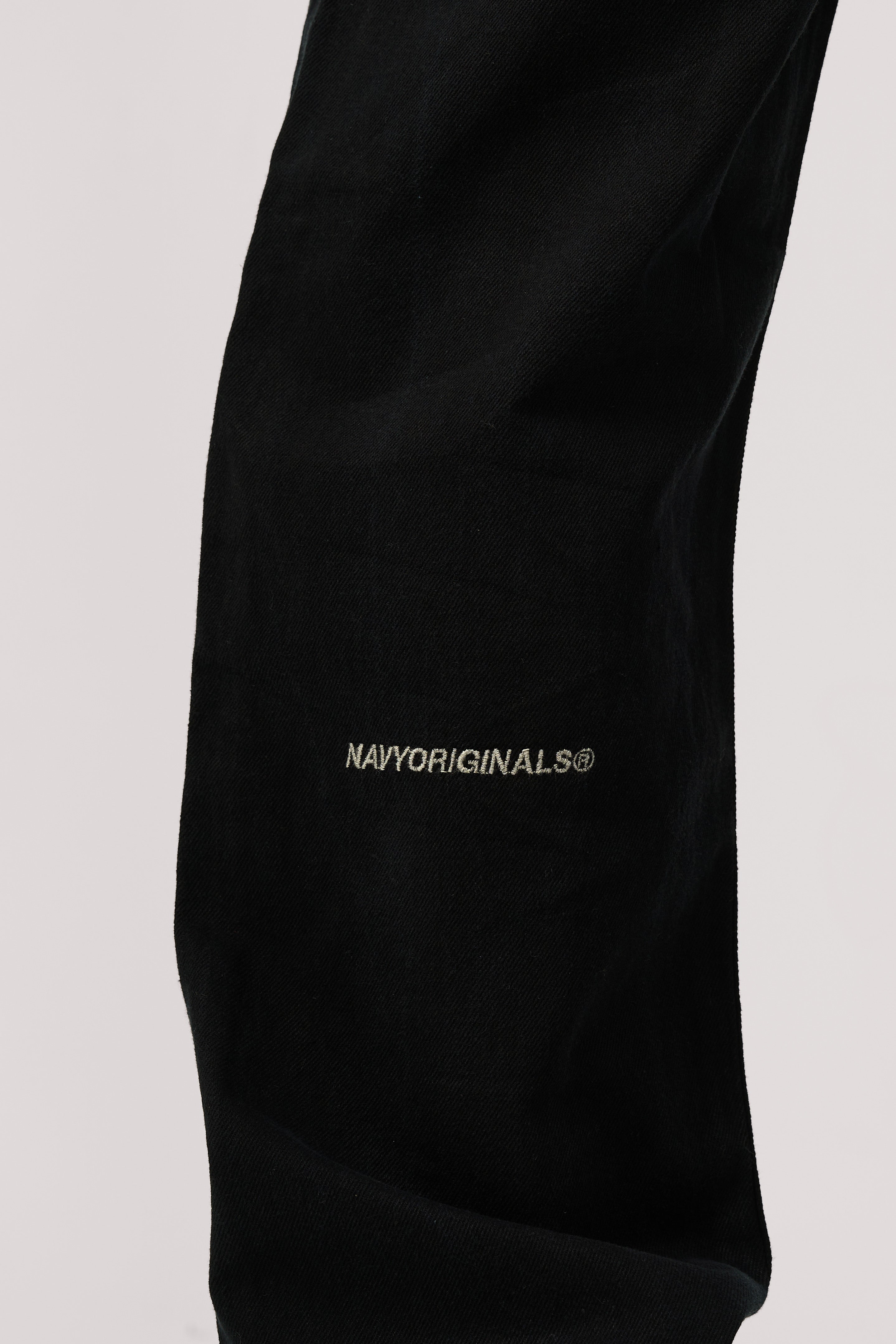 BLACK WIDE LEG JEANS