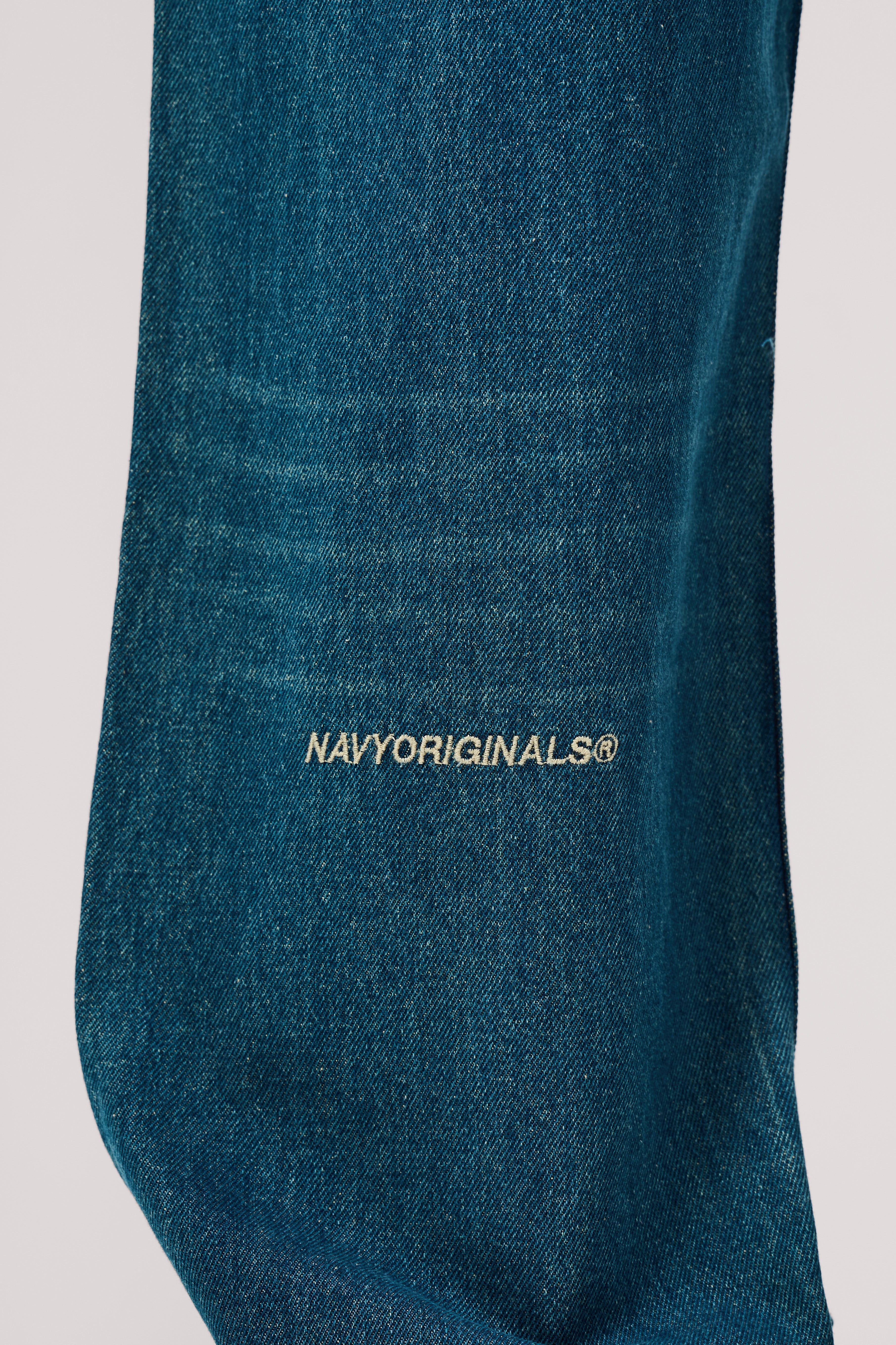 DARK BLUE WIDE LEG JEANS