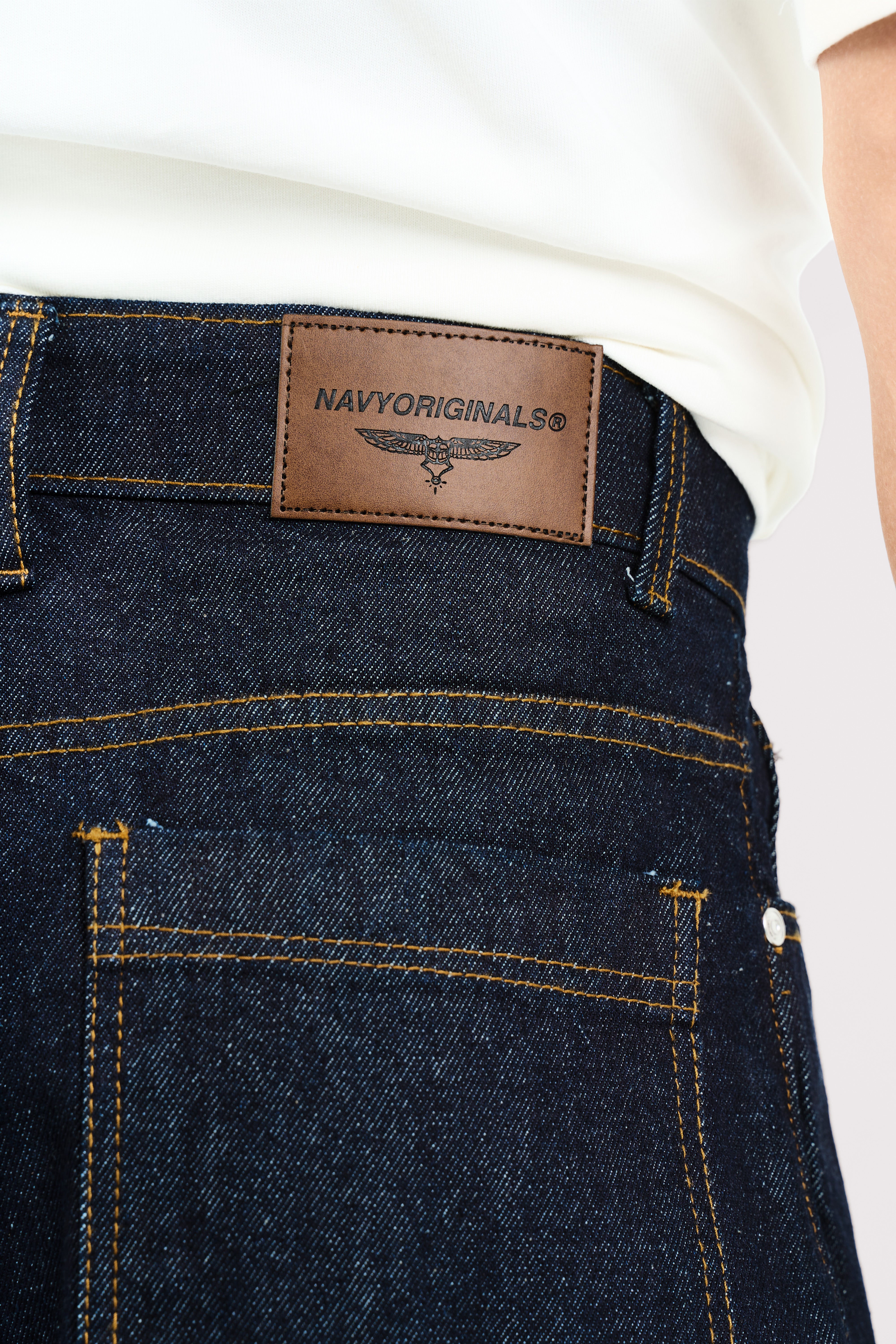 RAW BLUE SUPER BAGGY JEANS