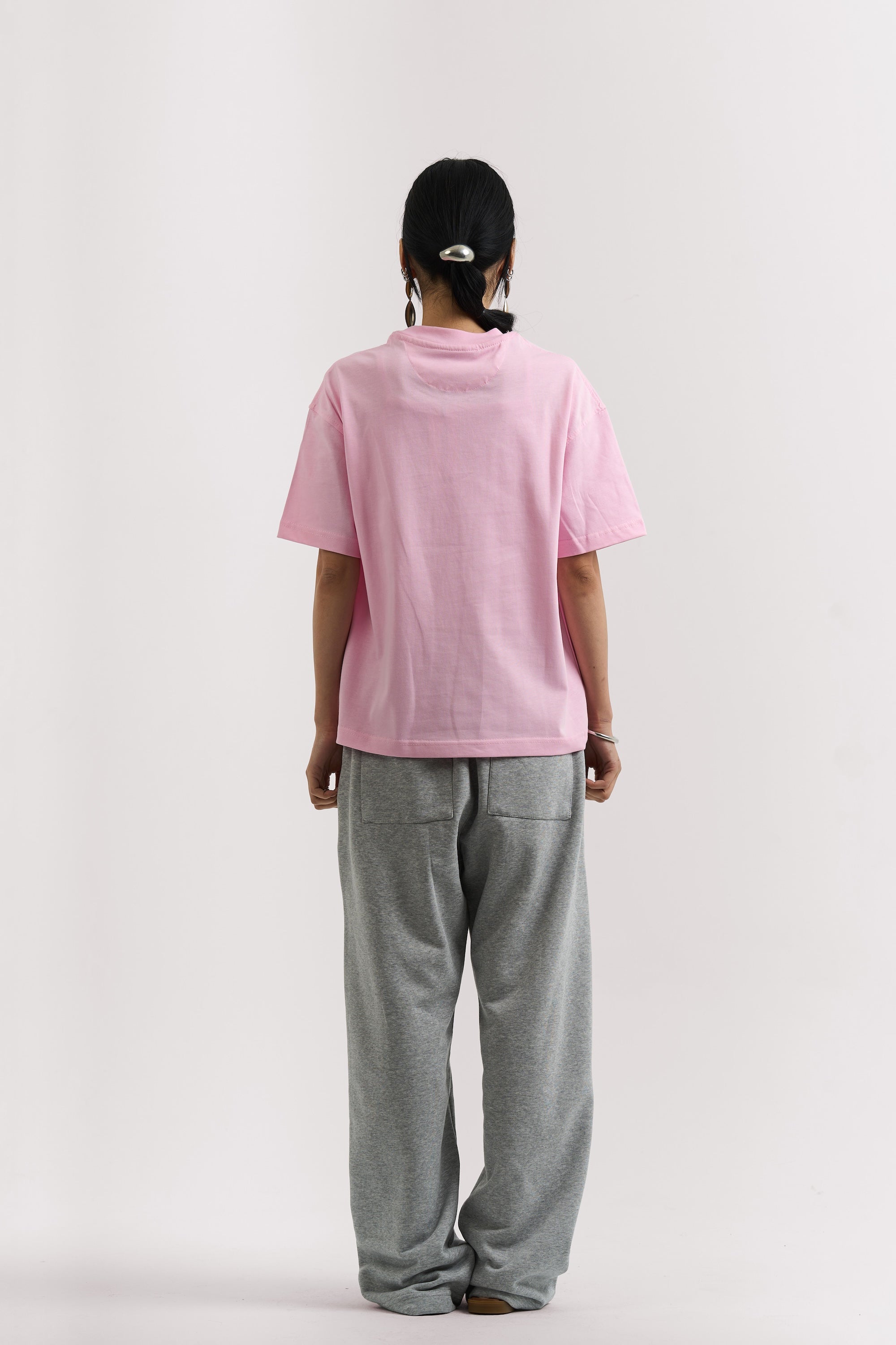 PINK BASIC T-SIHRT