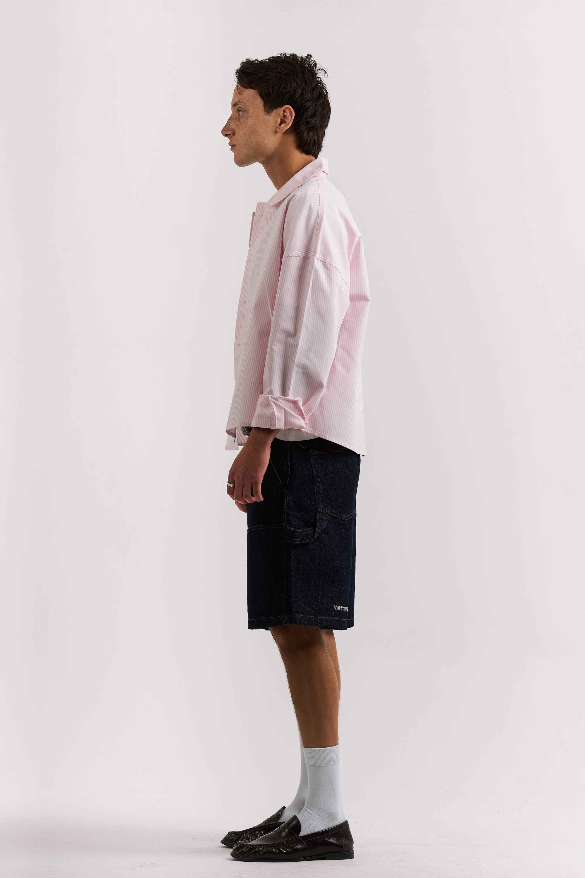 RAW BLUE CARPENTER JORTS