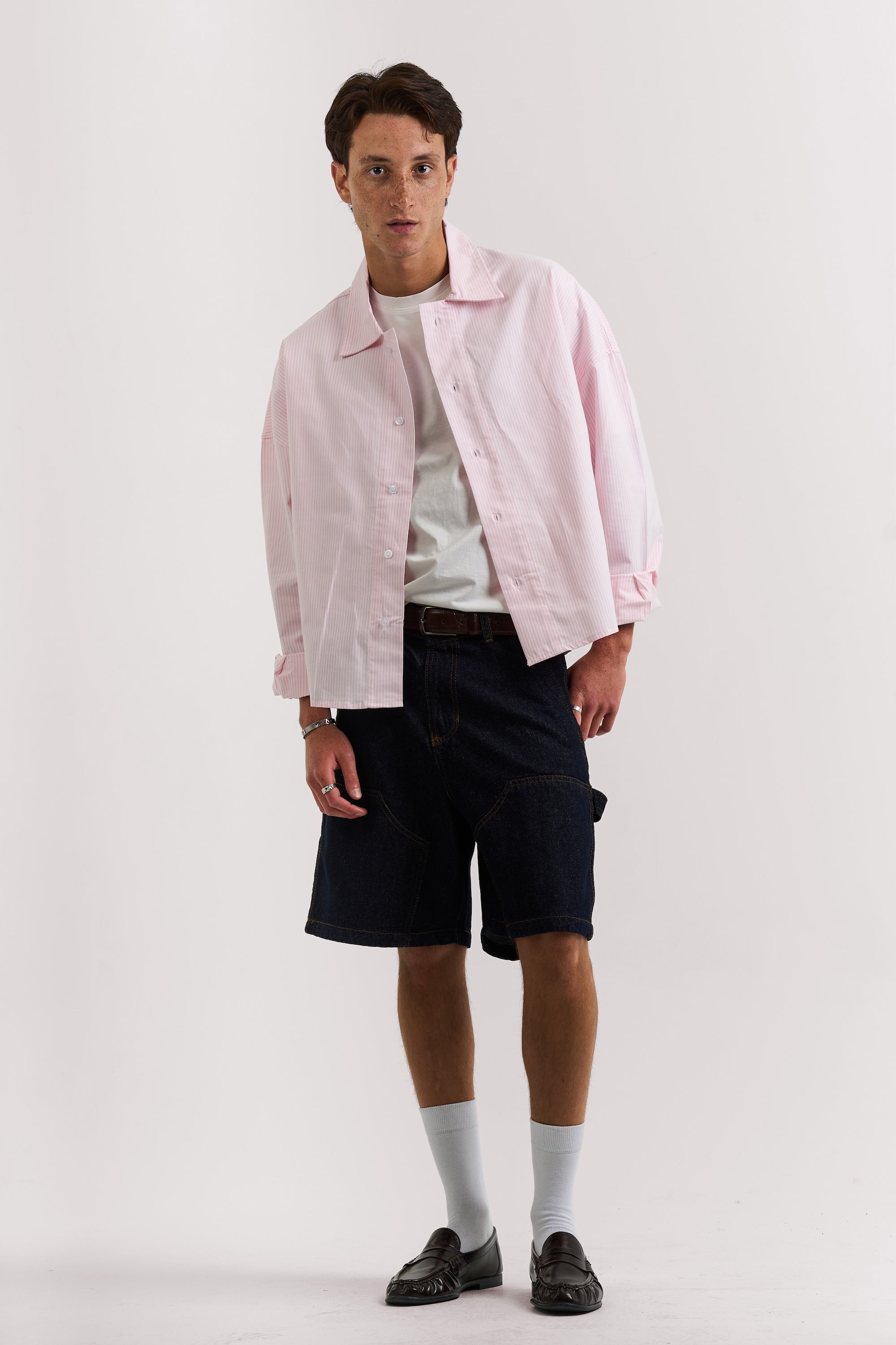 RAW BLUE CARPENTER JORTS