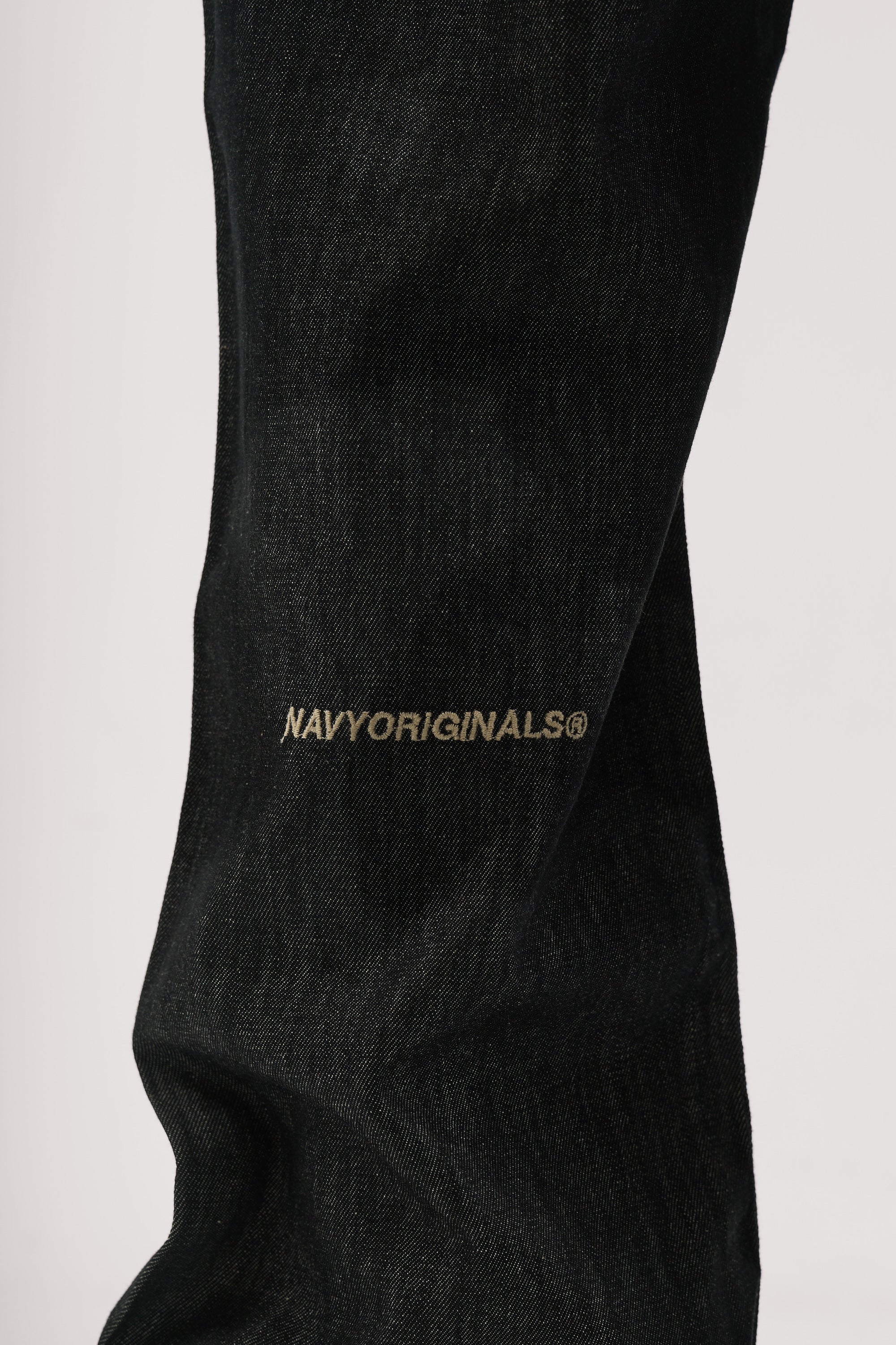 RAW BLACK LIGHT WEIGHT JEANS JOGGER