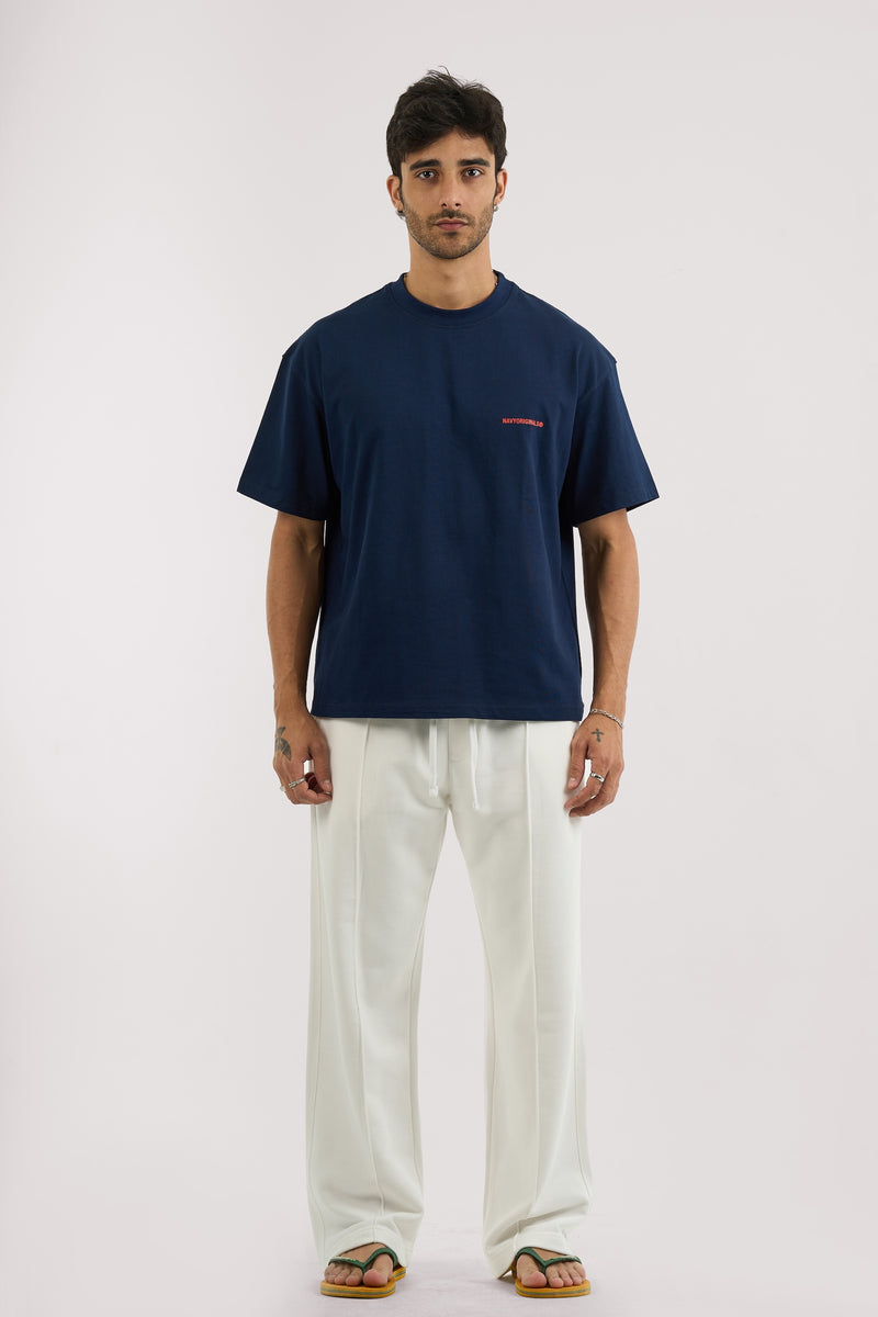 WHITE ESSENTIAL SWEATPANTS