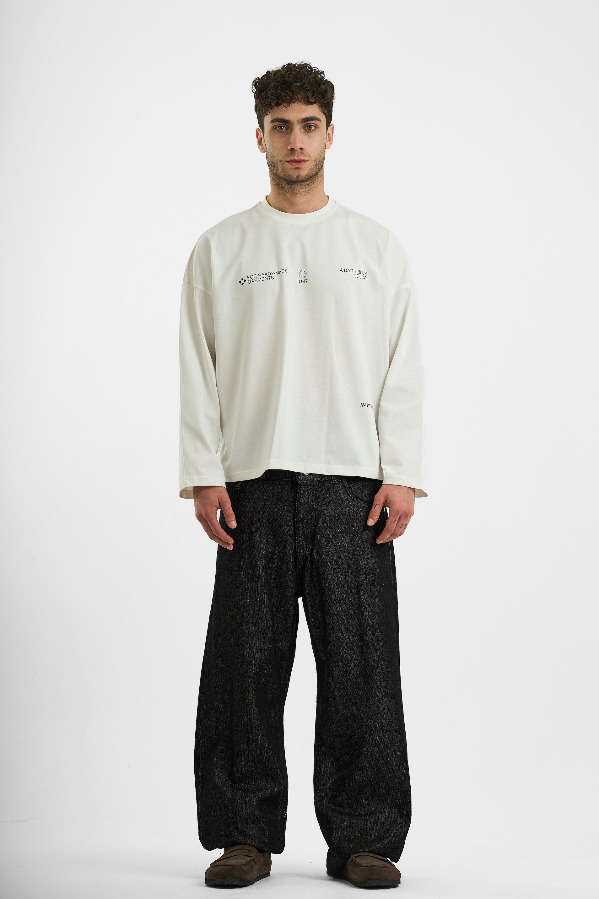 WHITE LONG SLEEVE
