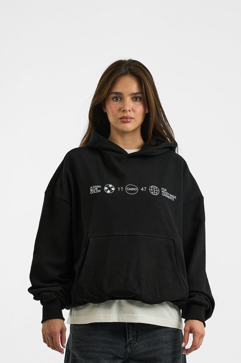 BLACK ICONS HOODIE