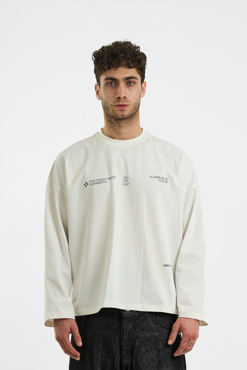 WHITE LONG SLEEVE