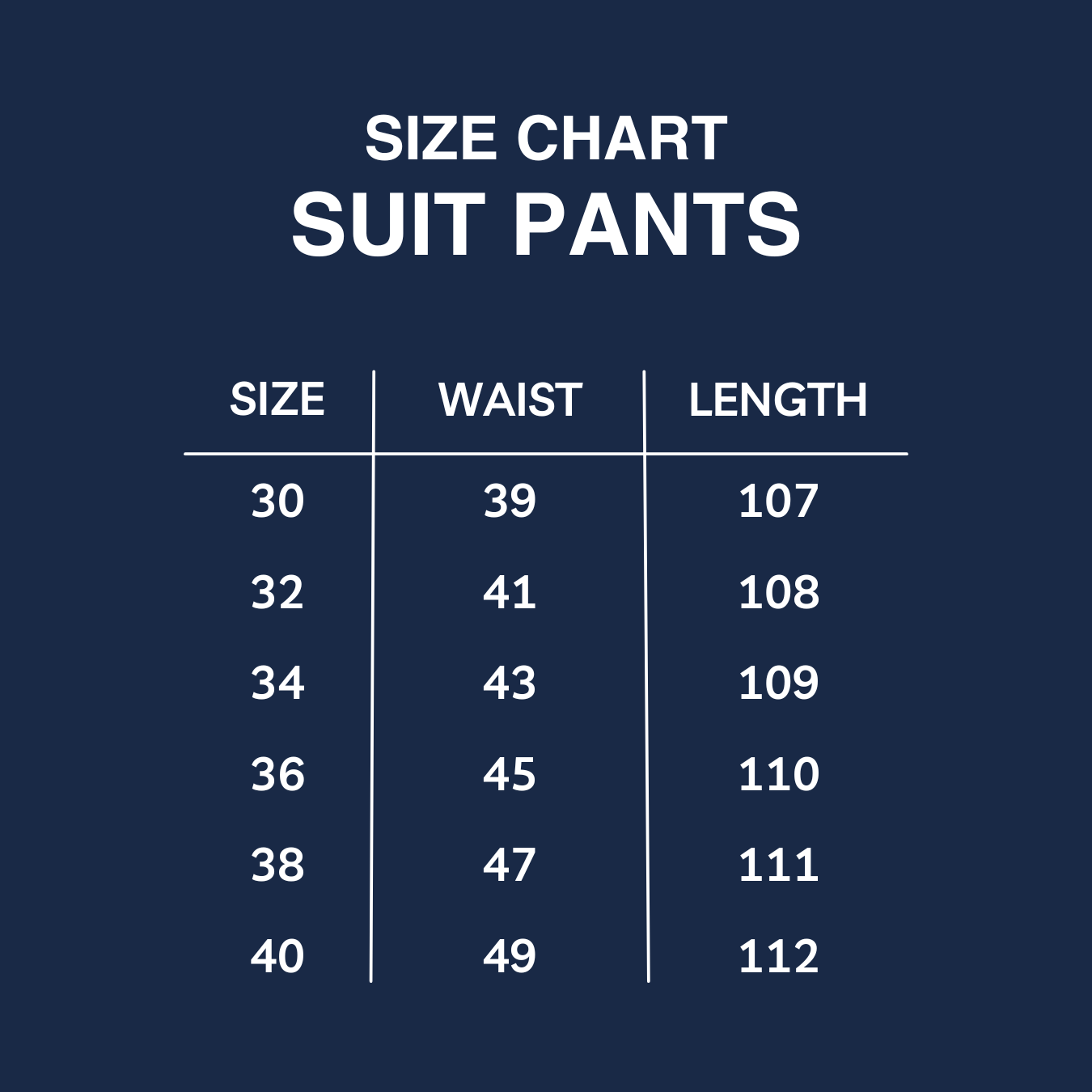 BLACK SUIT PANTS