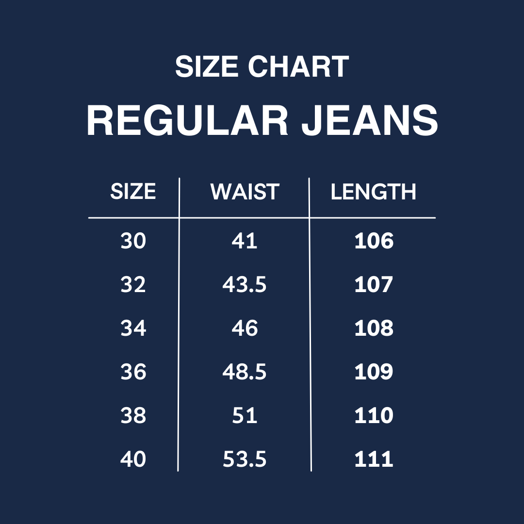 DARK BLUE REGULAR JEANS