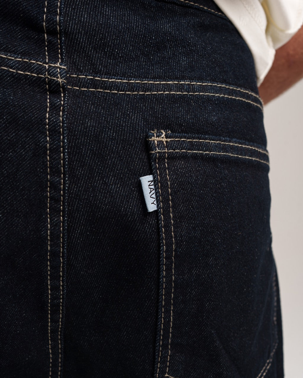RAW DENIM JORTS
