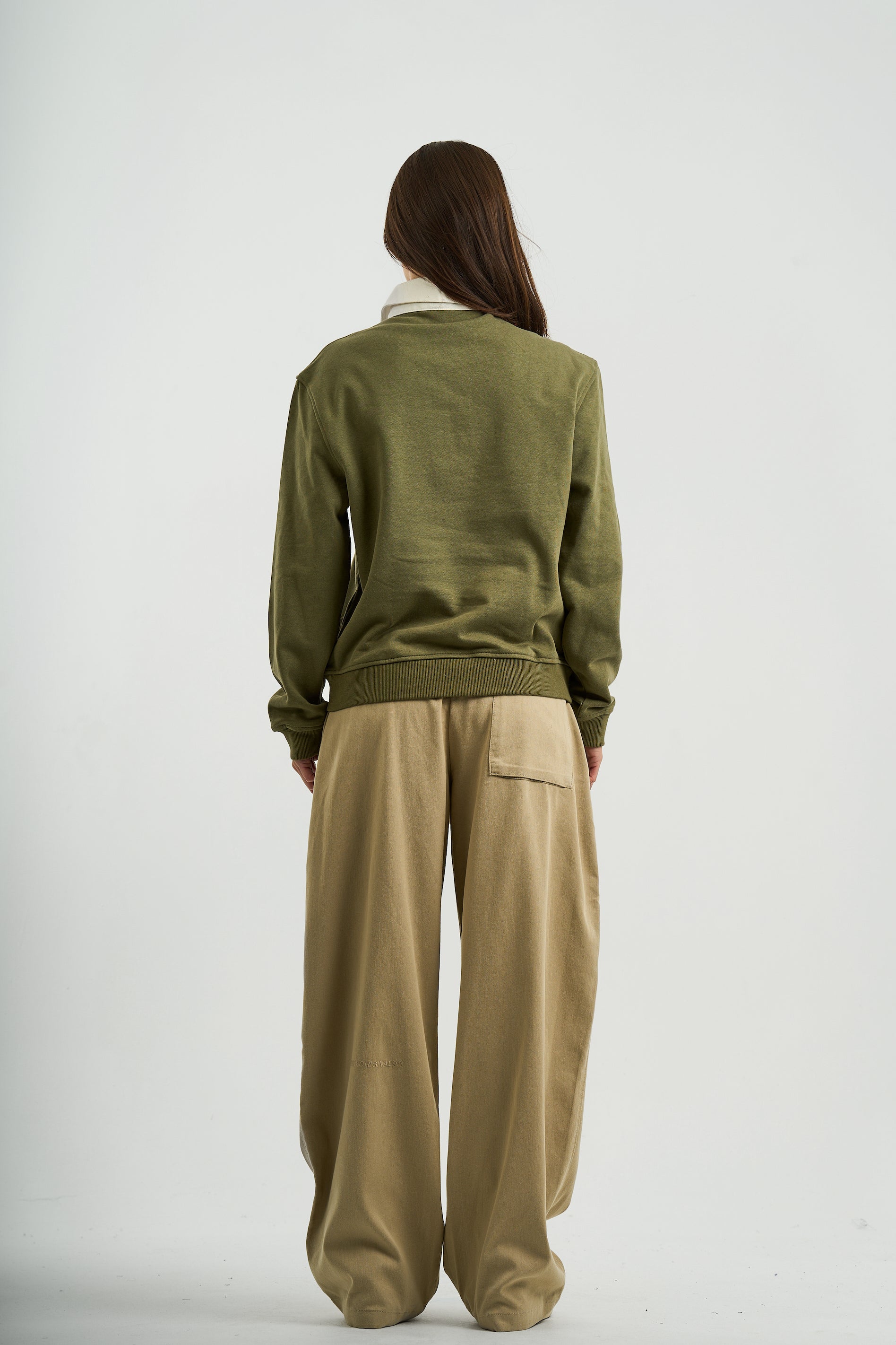 BEIGE ESSENTIAL LOUNGE TROUSERS