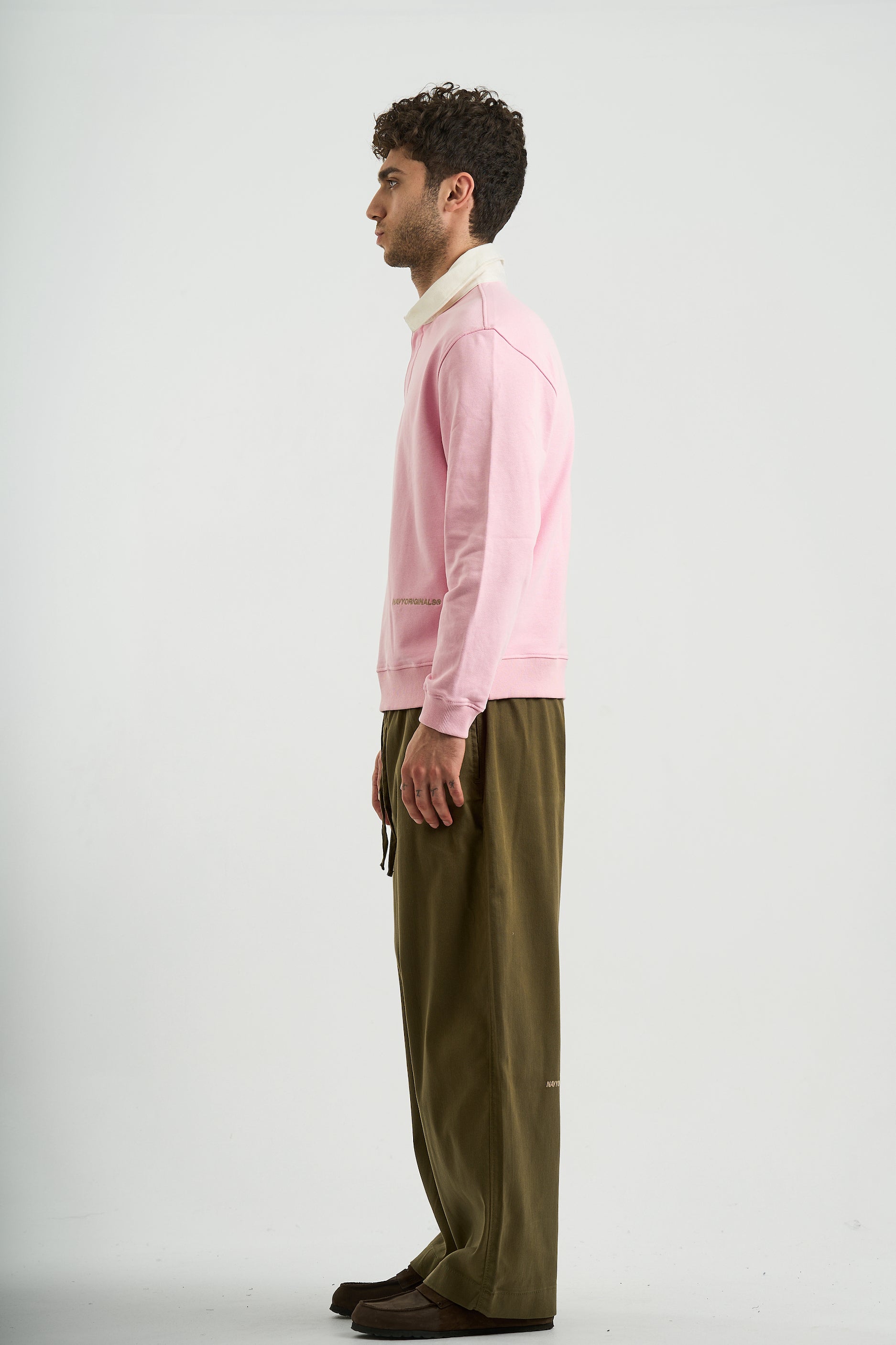 PINK ESSENTIAL RUGBY POLO