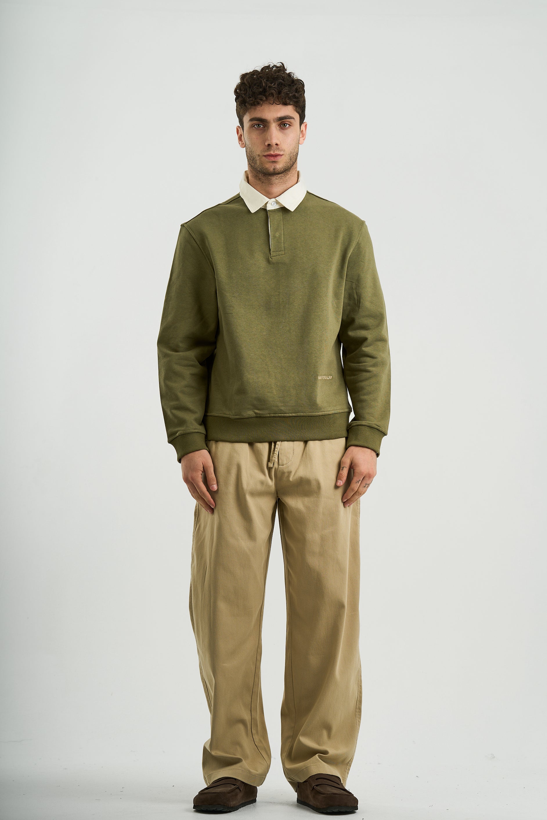 BEIGE ESSENTIAL LOUNGE TROUSERS