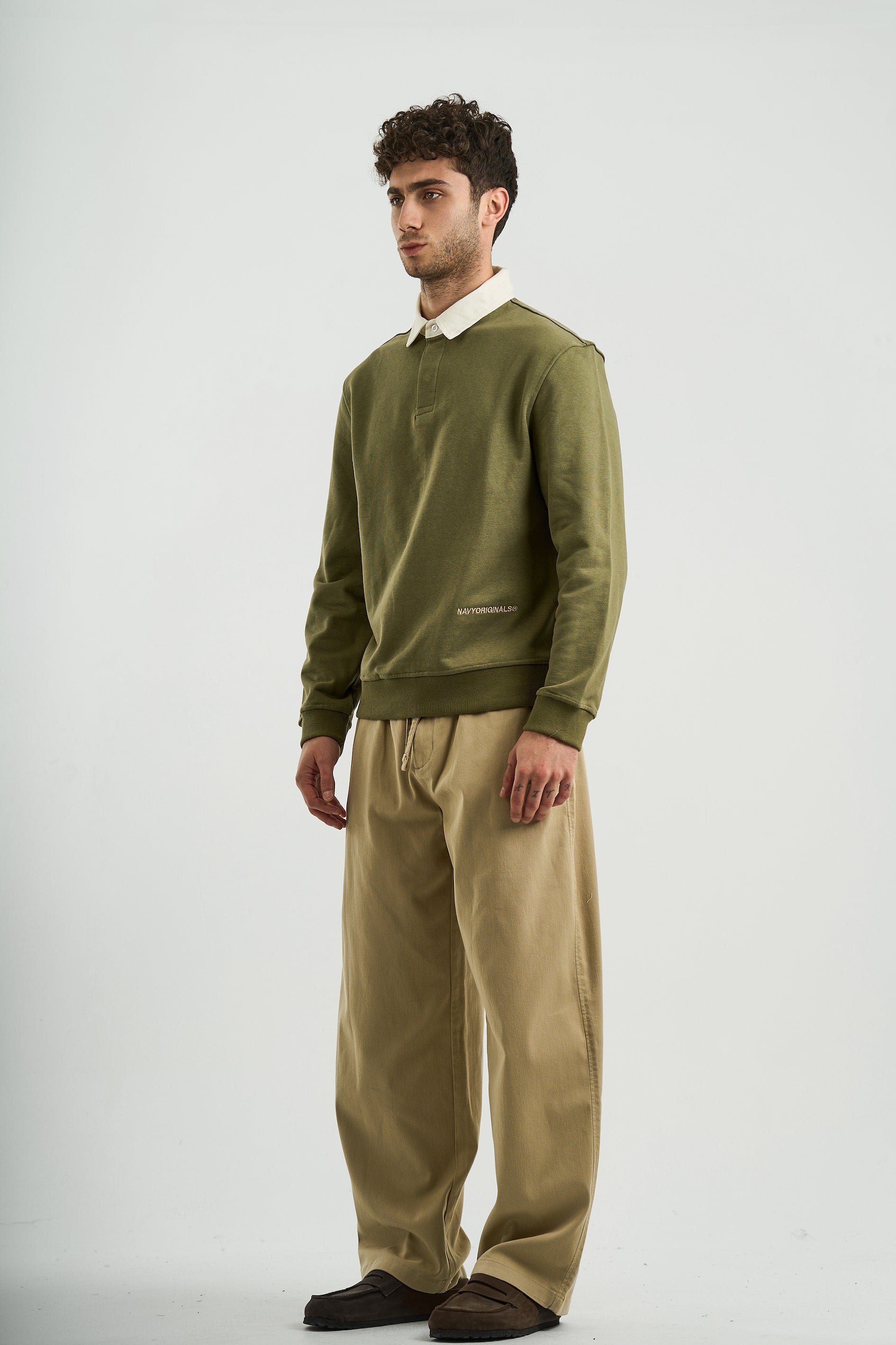 BEIGE ESSENTIAL LOUNGE TROUSERS