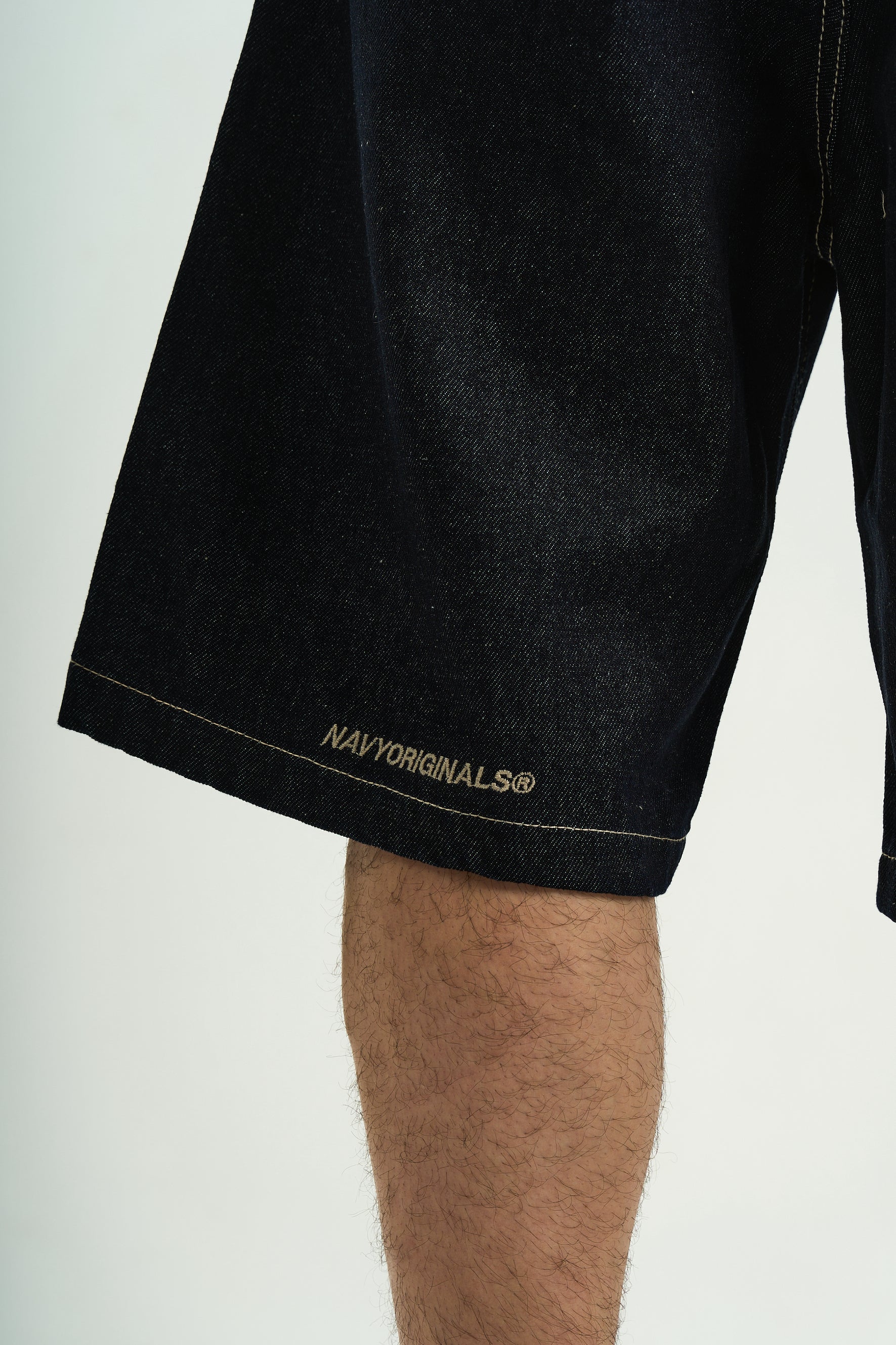 RAW DENIM JORTS