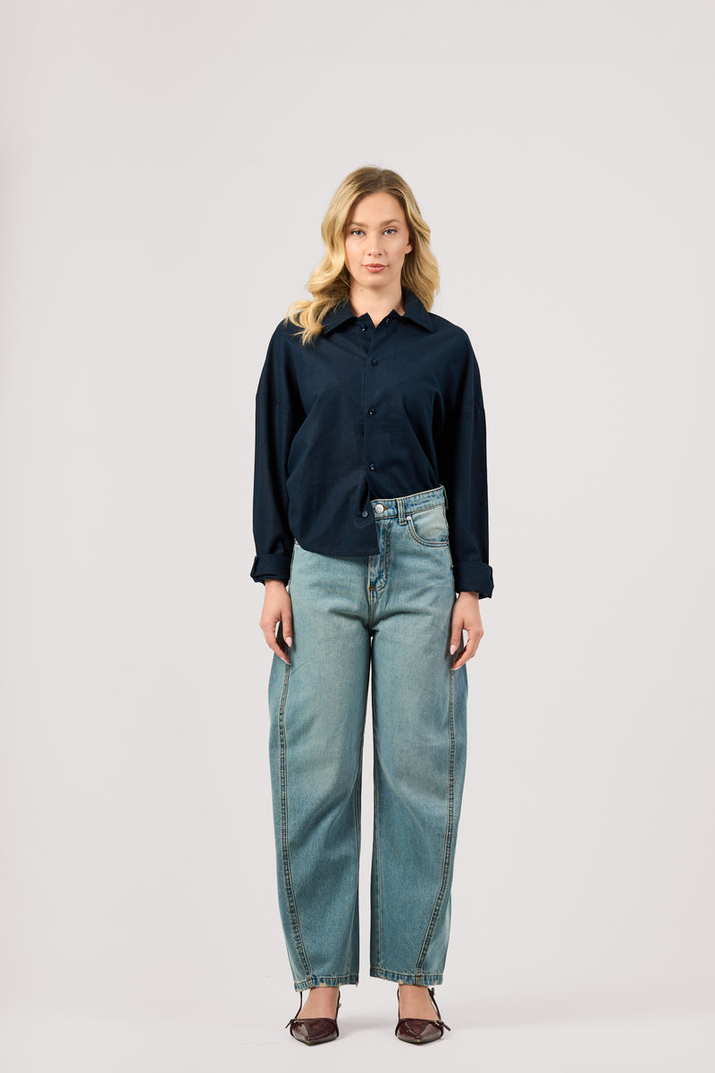 LIGHT BLUE BALLOON JEANS