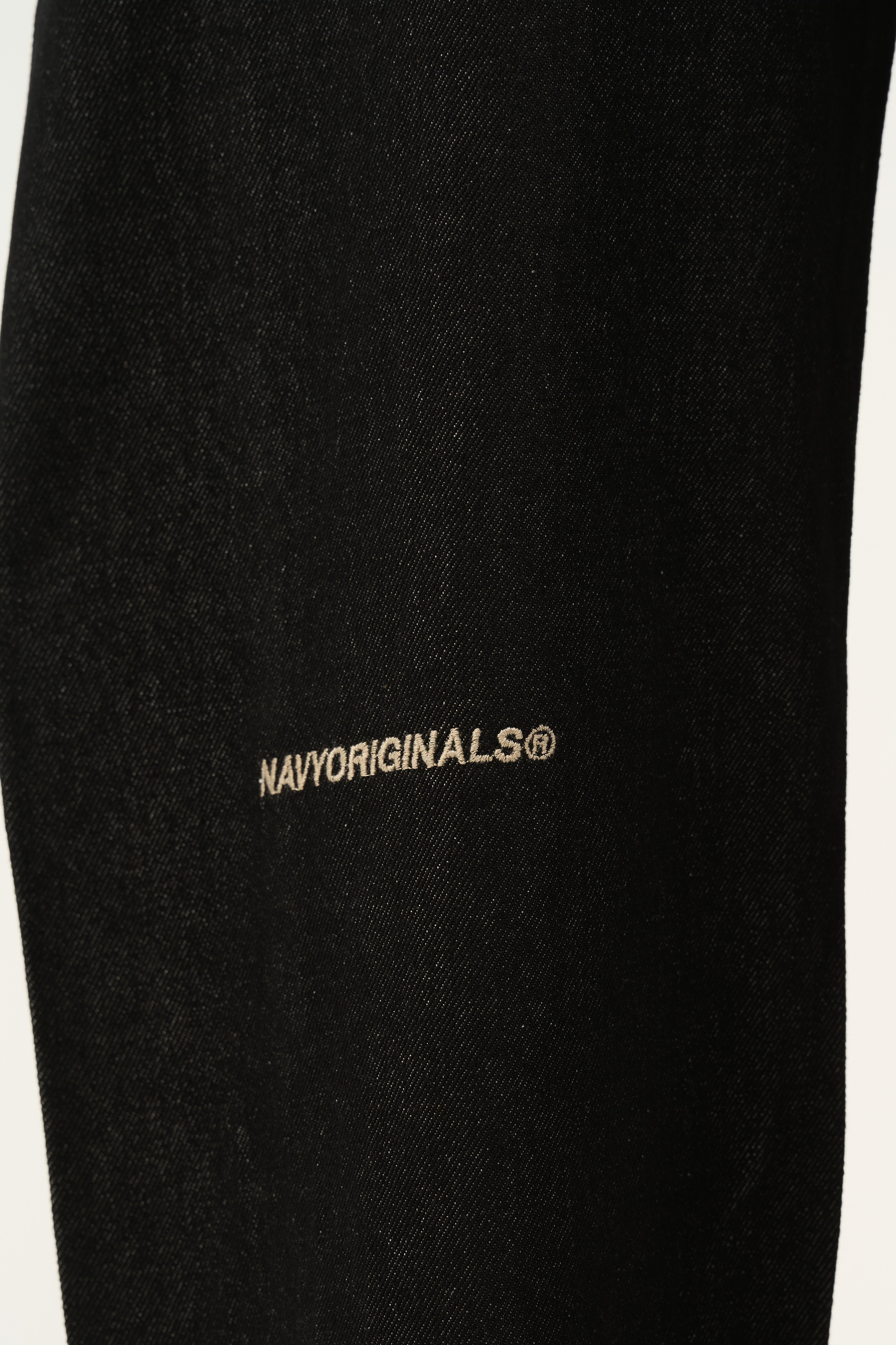 RAW BLACK BALLOON JEANS