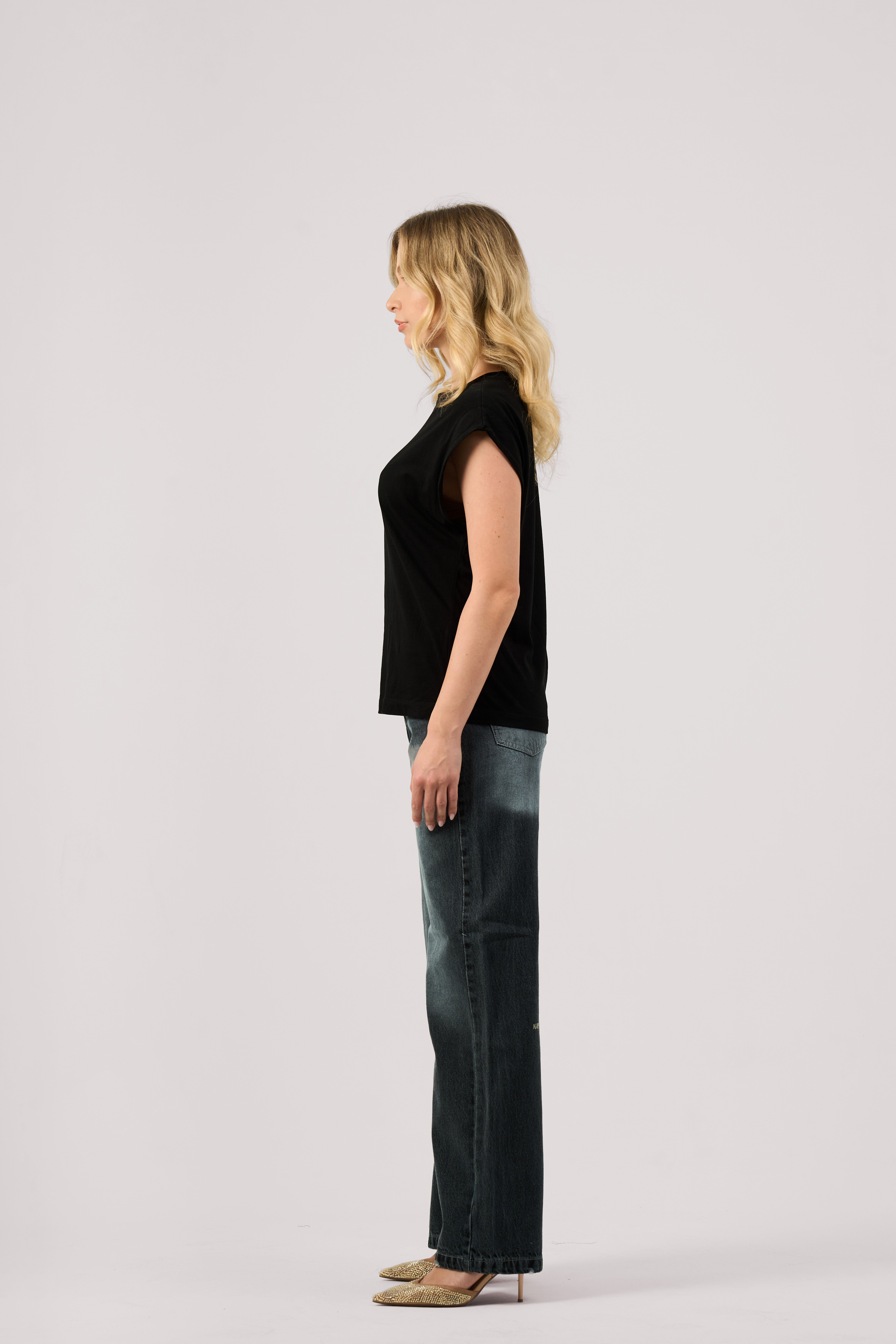 GREY BALLOON JEANS