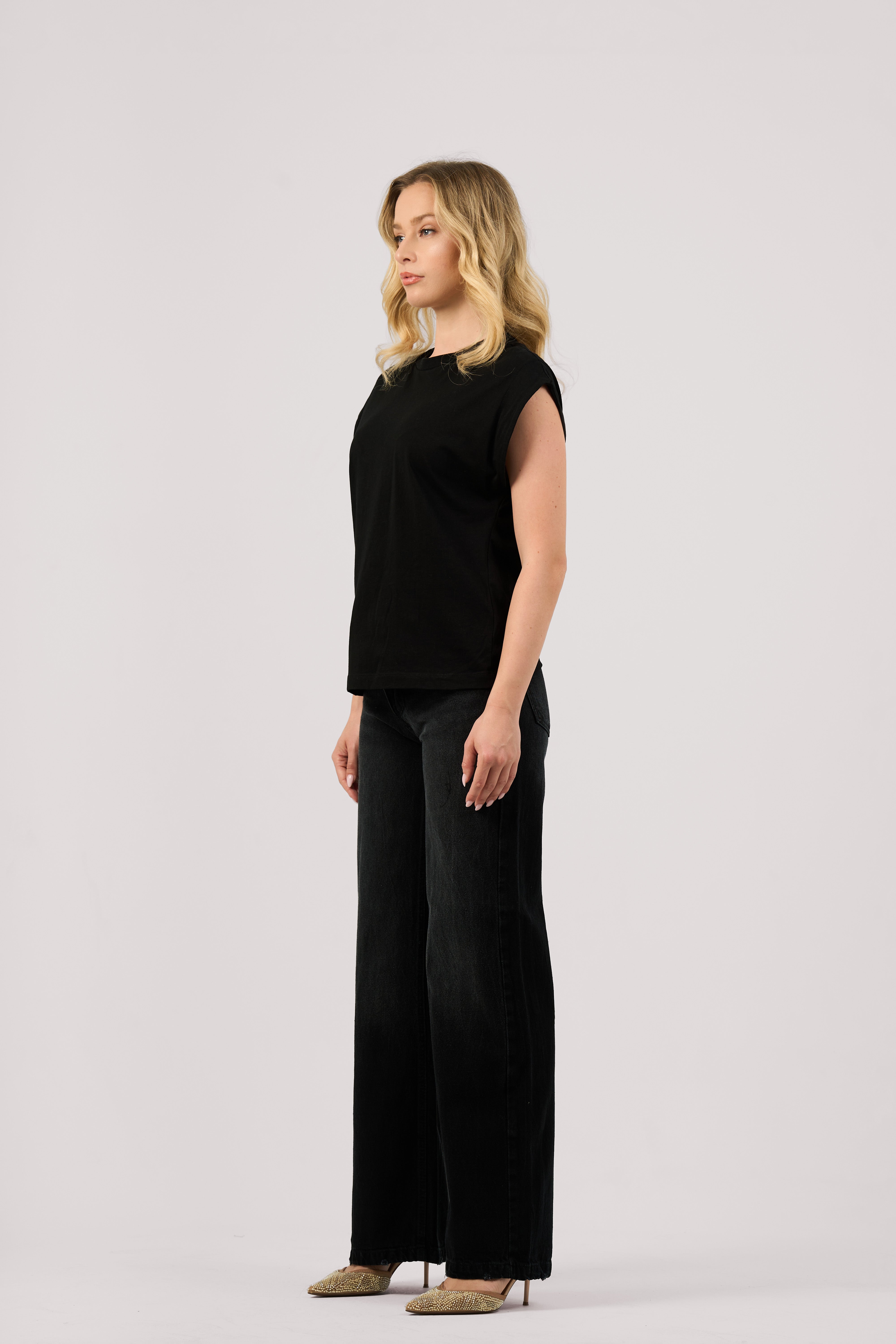 BLACK BALLOON JEANS