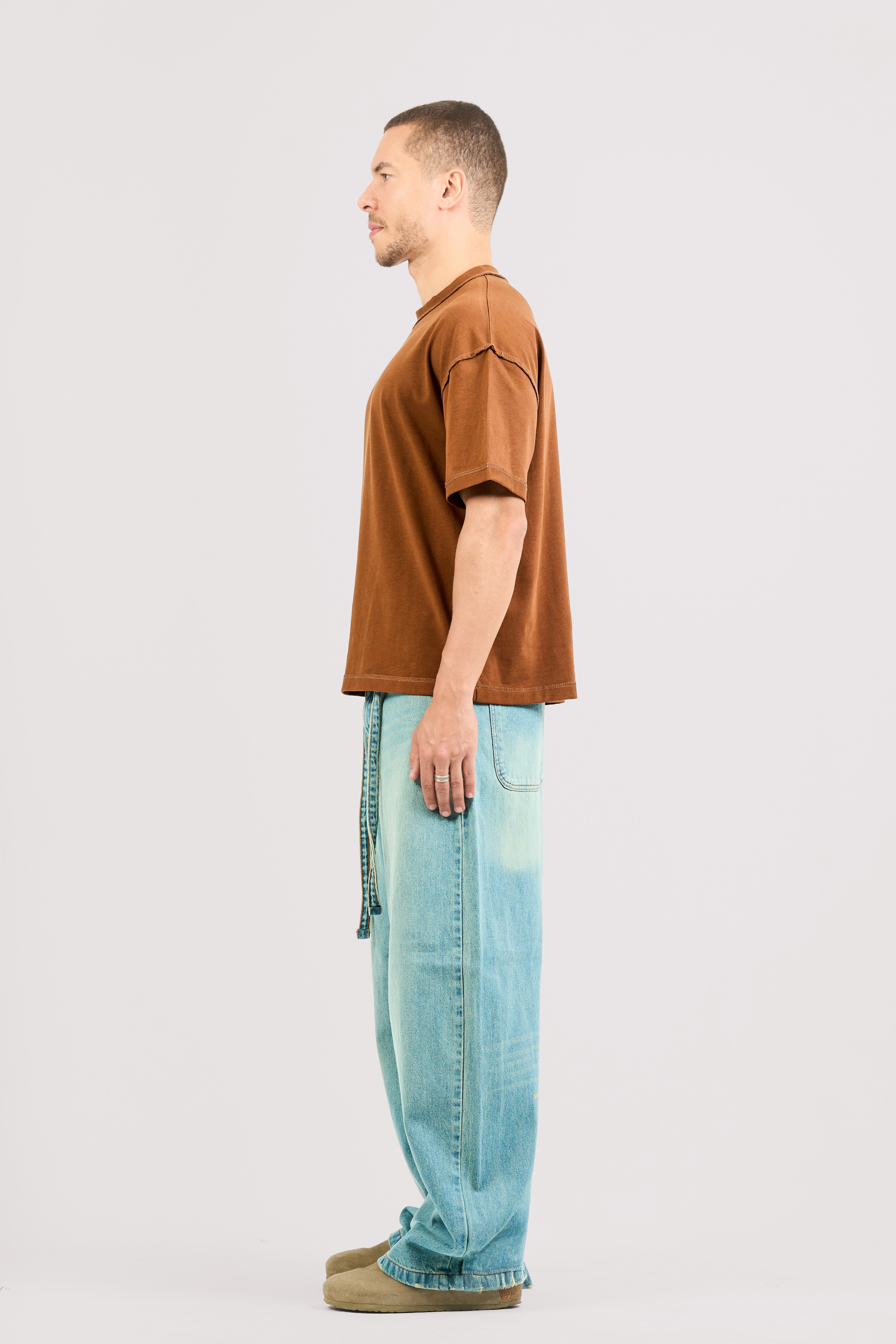 LIGHT BLUE SUPER BAGGY JEANS