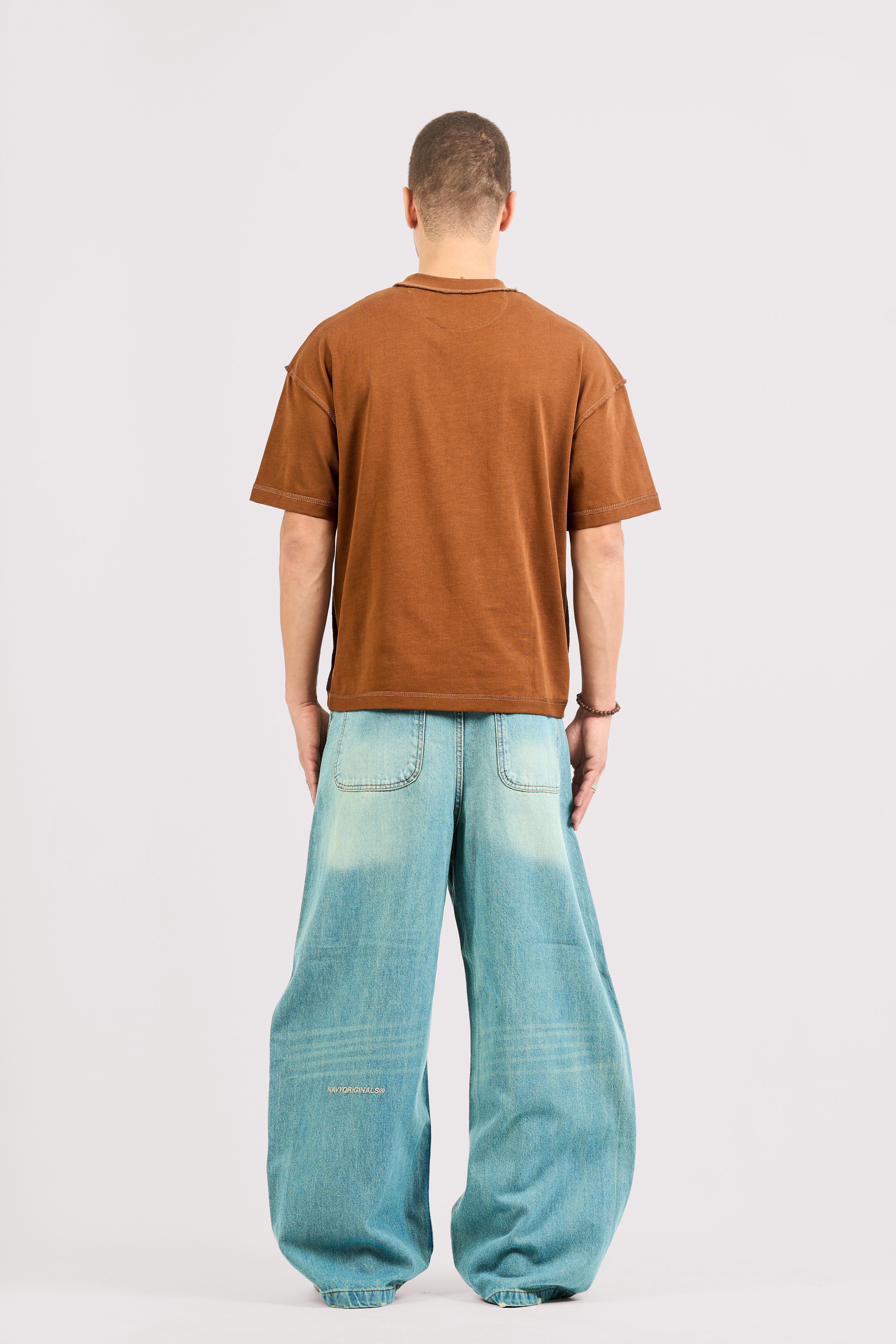 LIGHT BLUE SUPER BAGGY JEANS