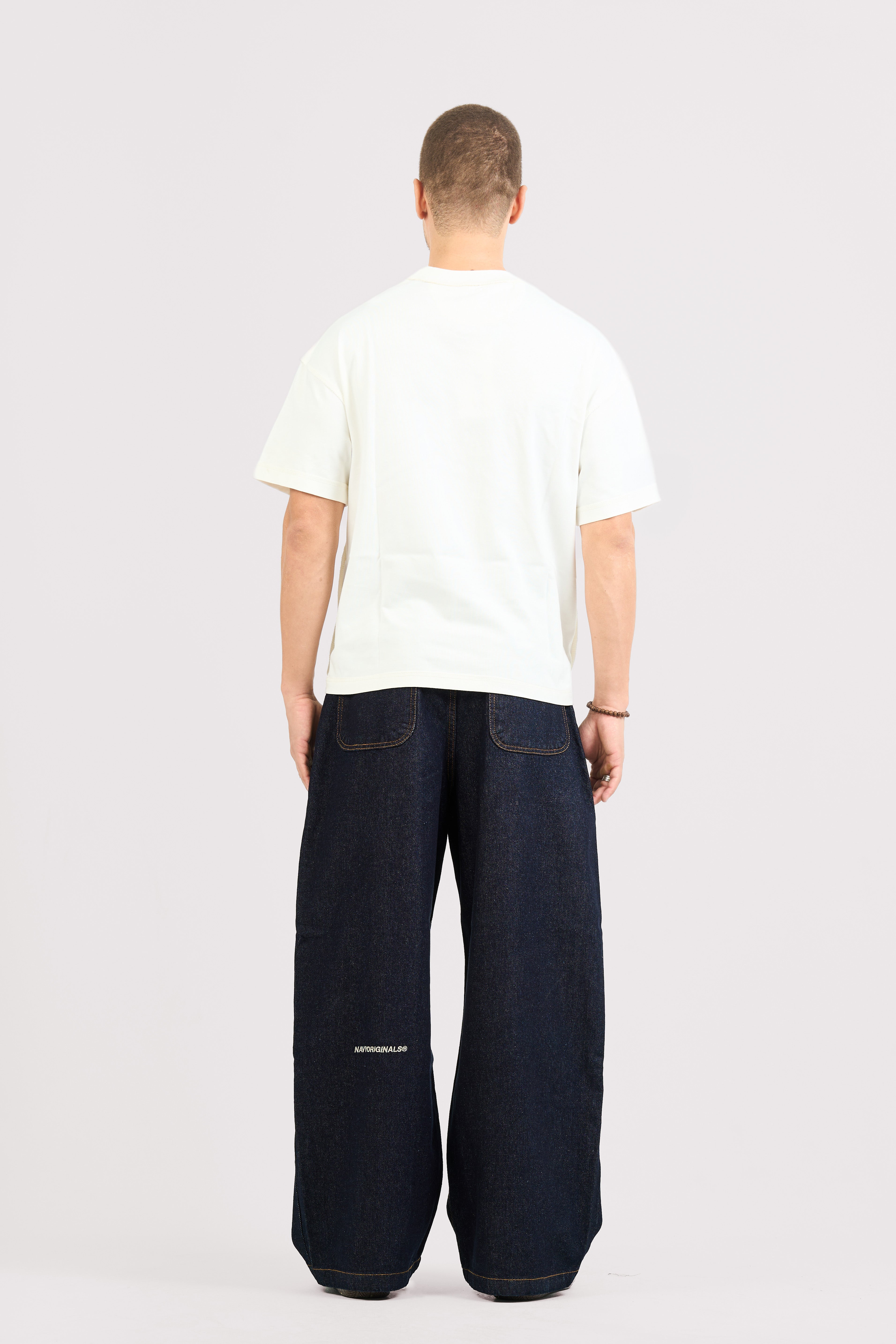 RAW BLUE SUPER BAGGY JEANS