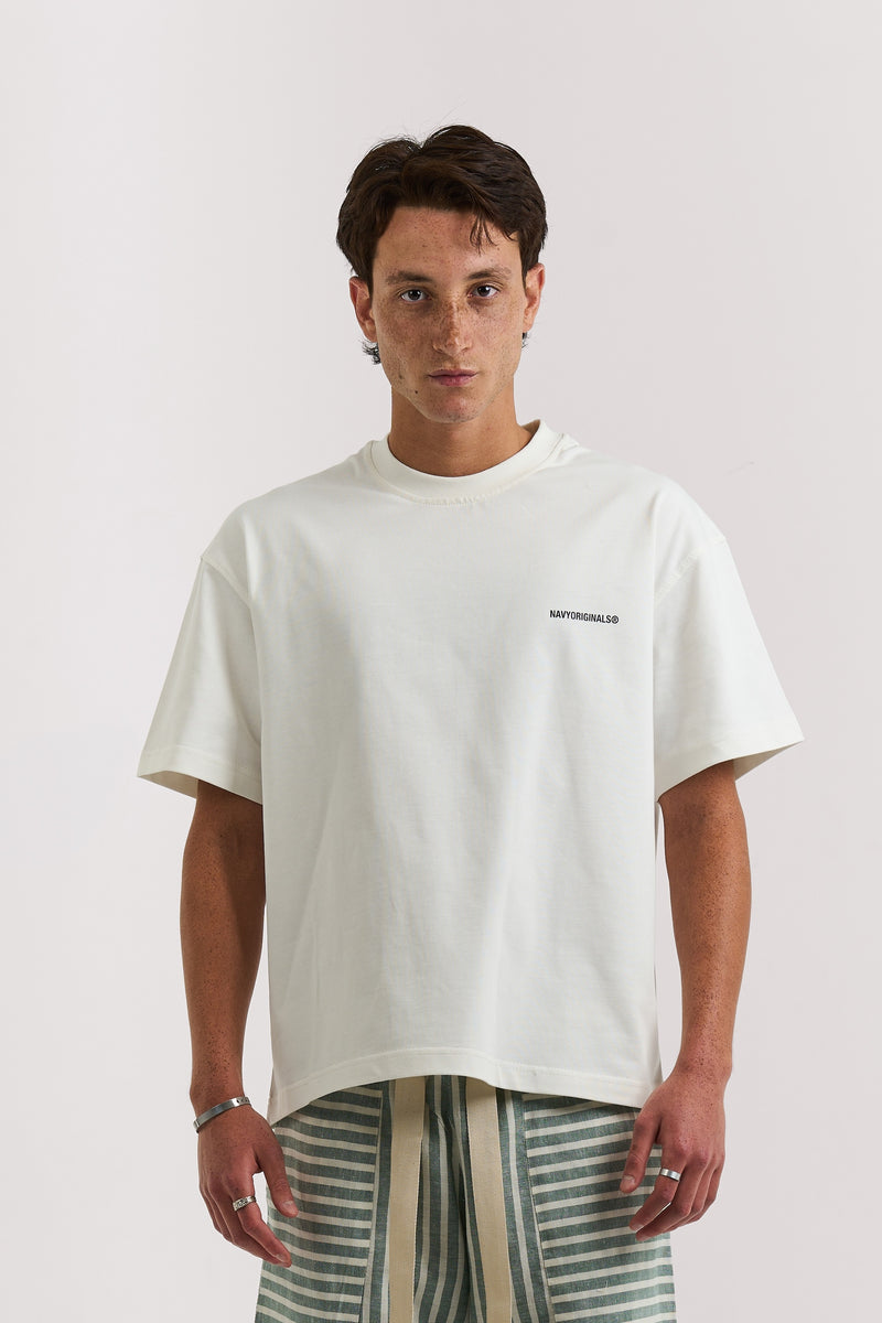 WHITE BASIC T-SHIRT