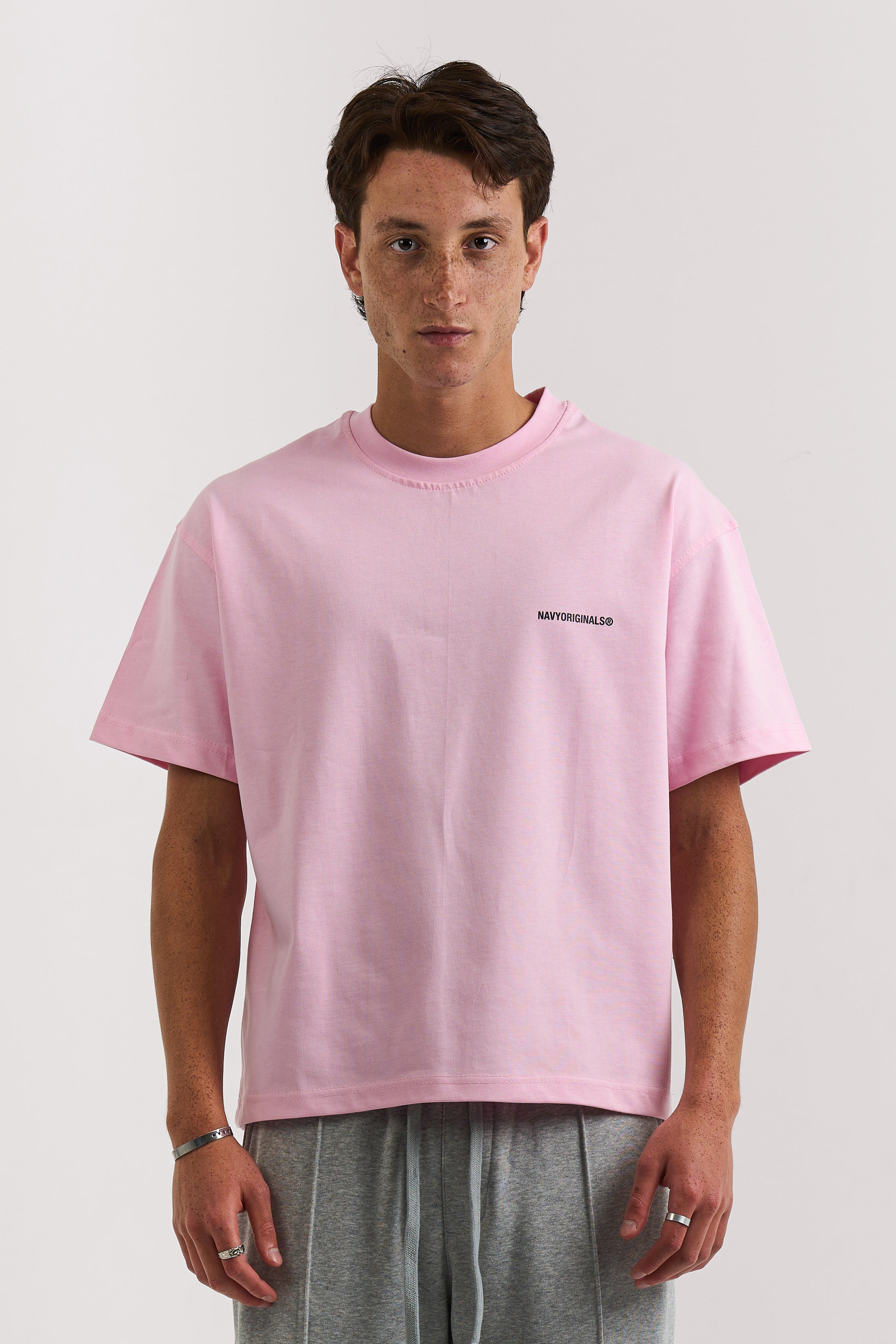 PINK BASIC T-SIHRT