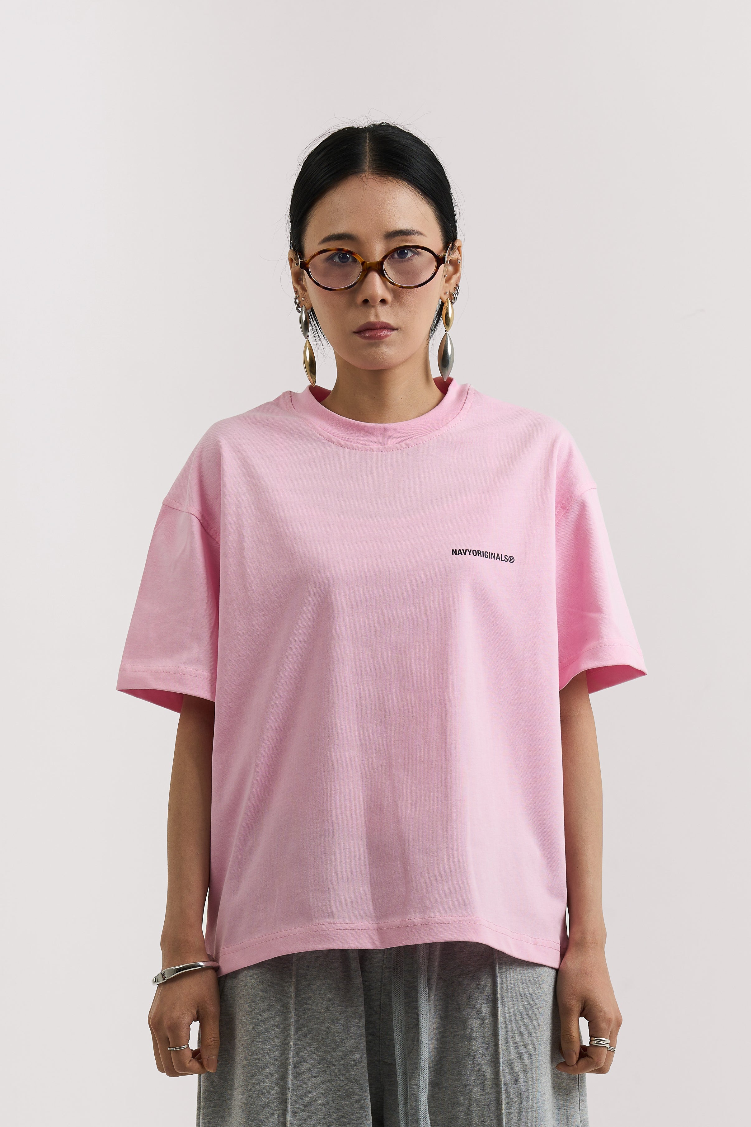 PINK BASIC T-SIHRT