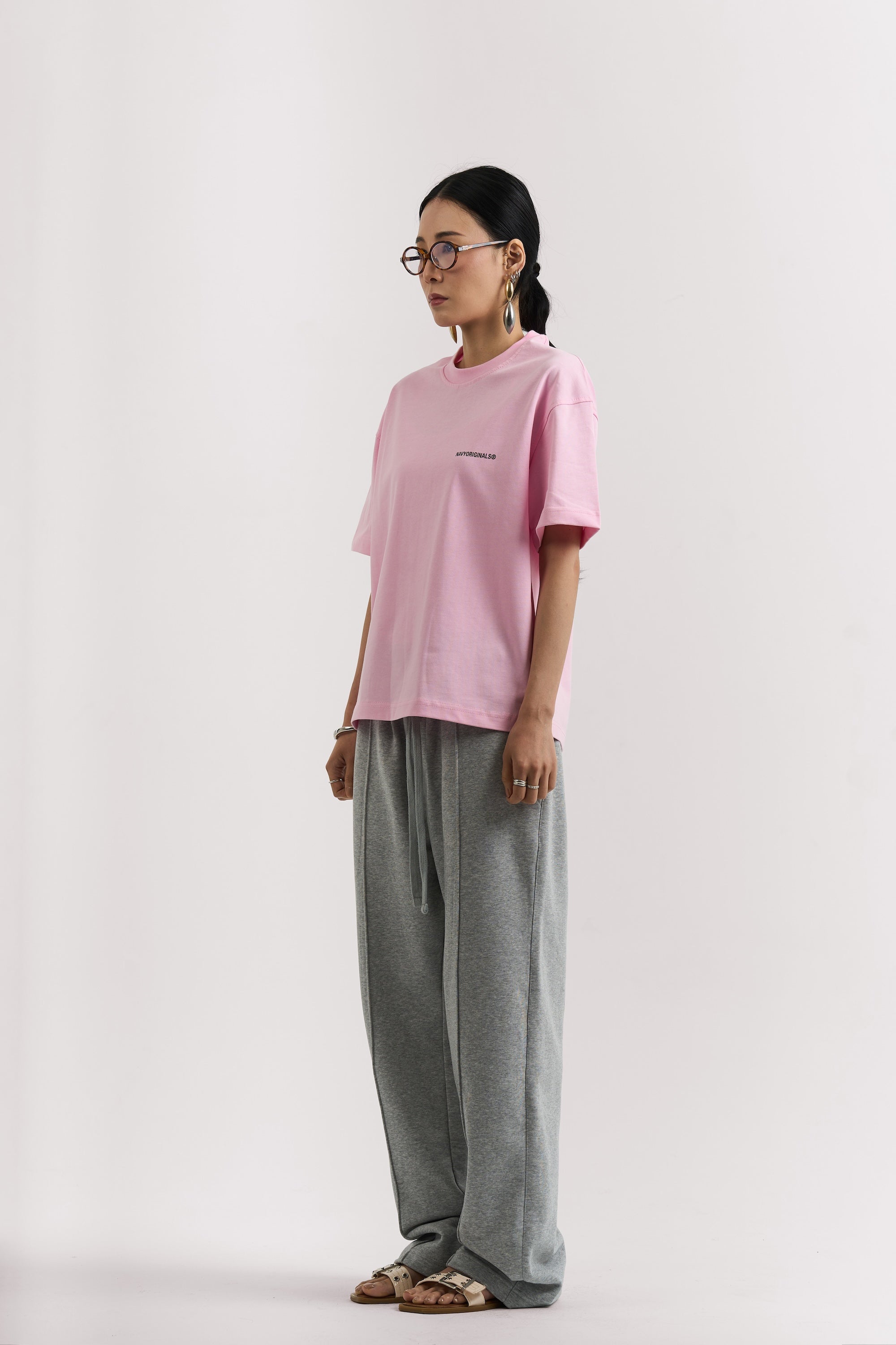 PINK BASIC T-SIHRT