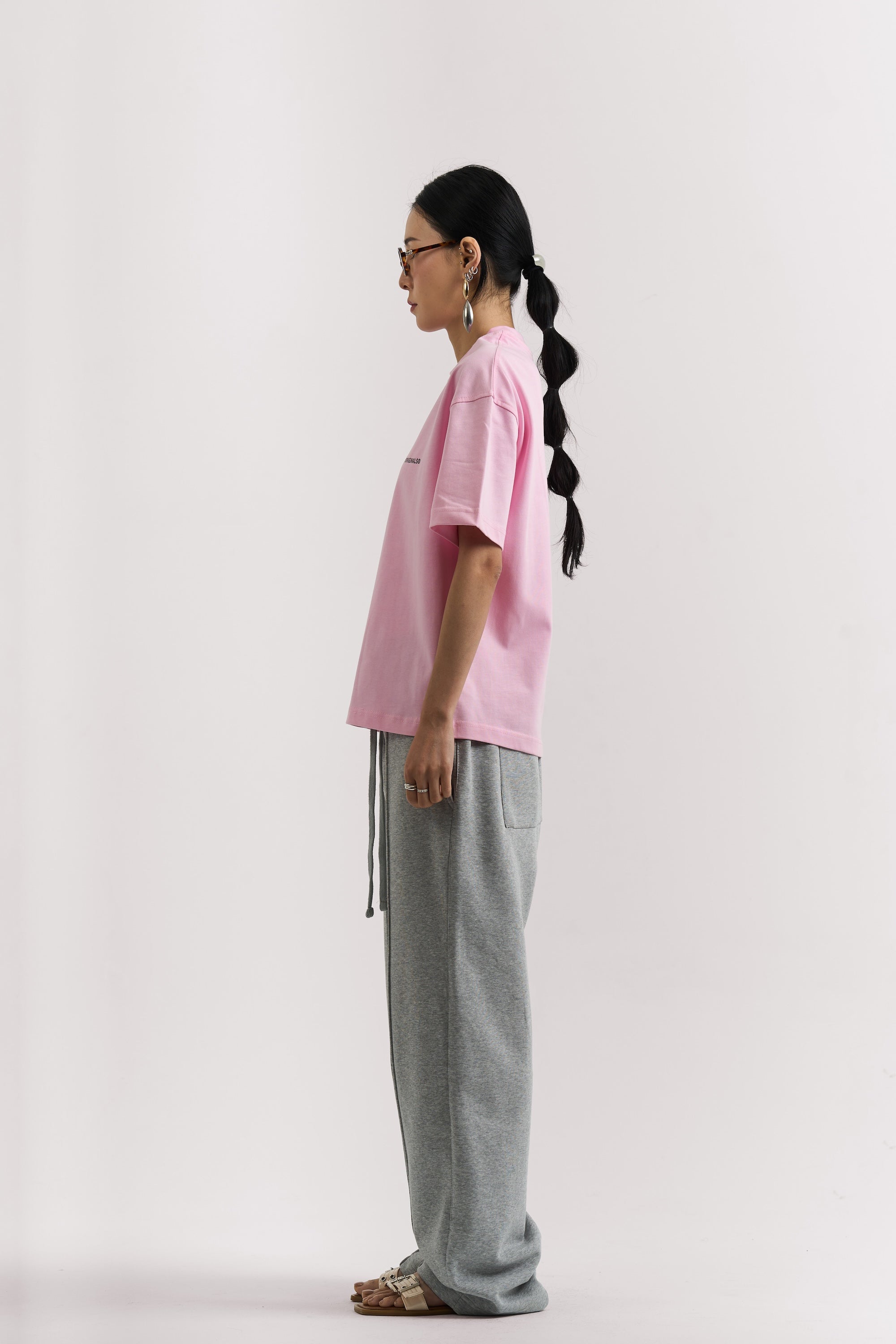 PINK BASIC T-SIHRT