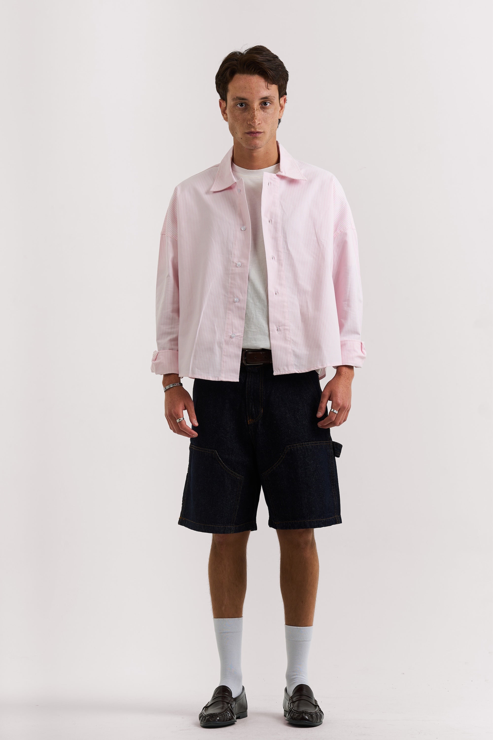 RAW BLUE CARPENTER JORTS