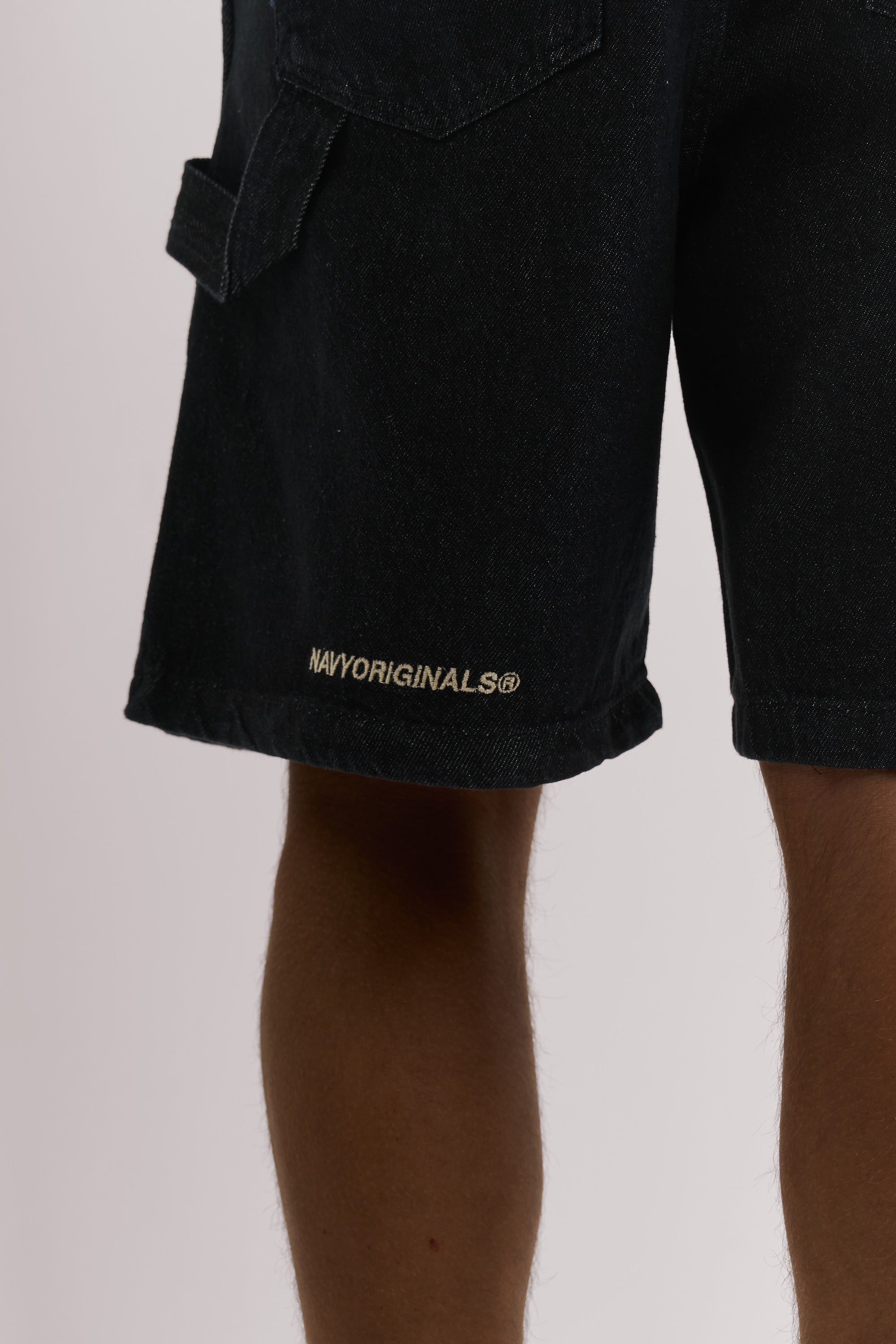RAW BLACK CARPENTER JORTS