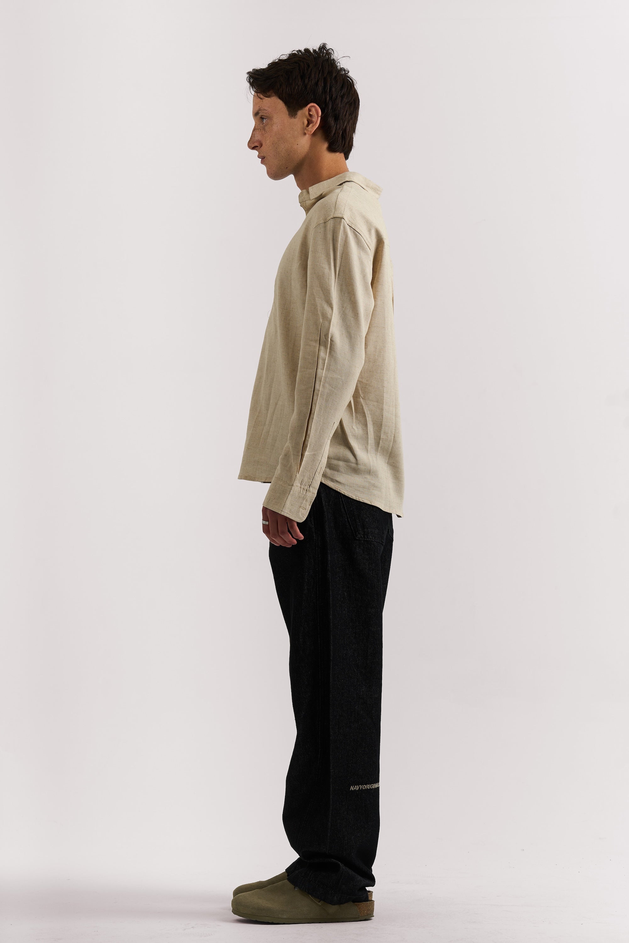 BEIGE POPOVER SHIRT