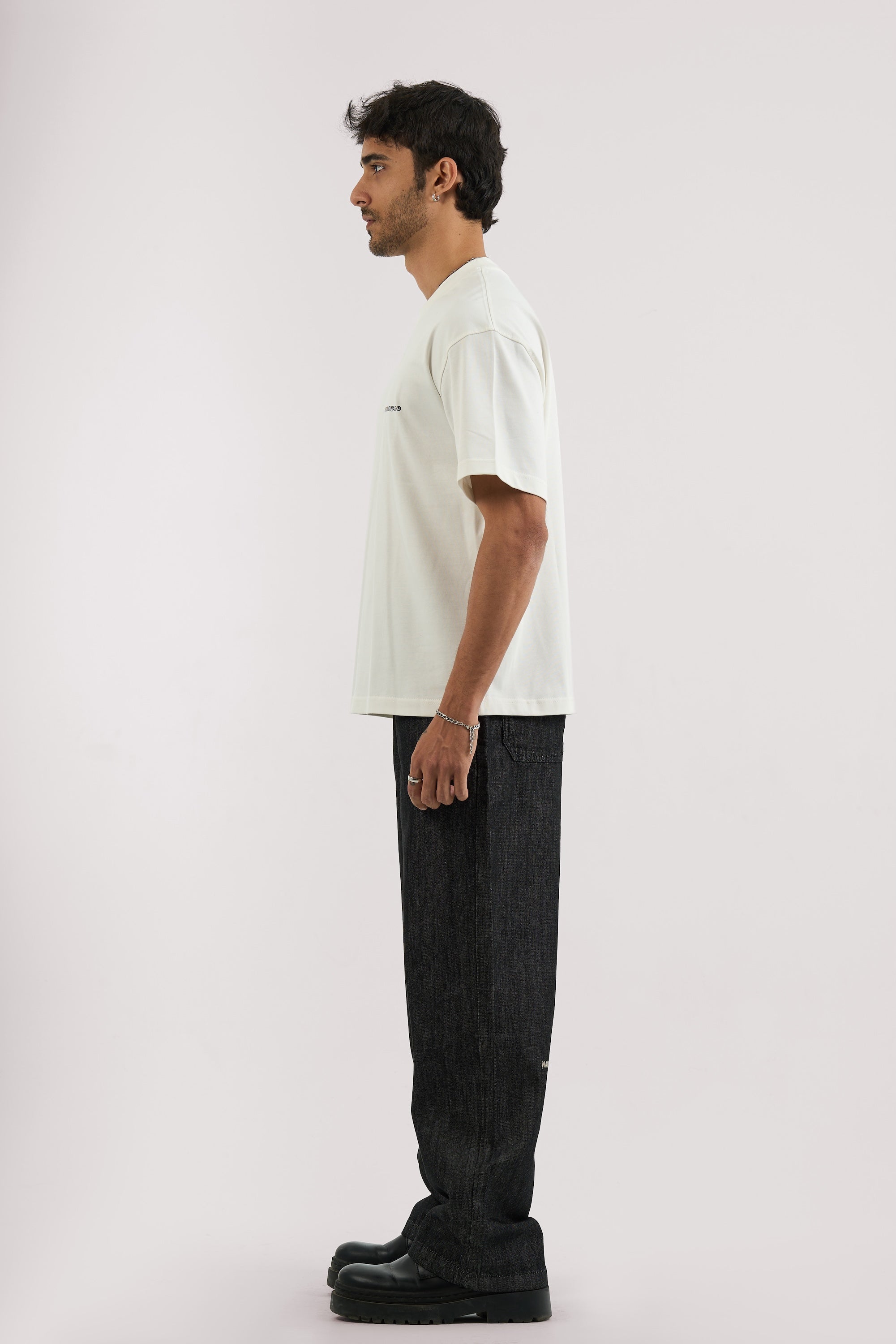 RAW BLACK LIGHT WEIGHT JEANS JOGGER