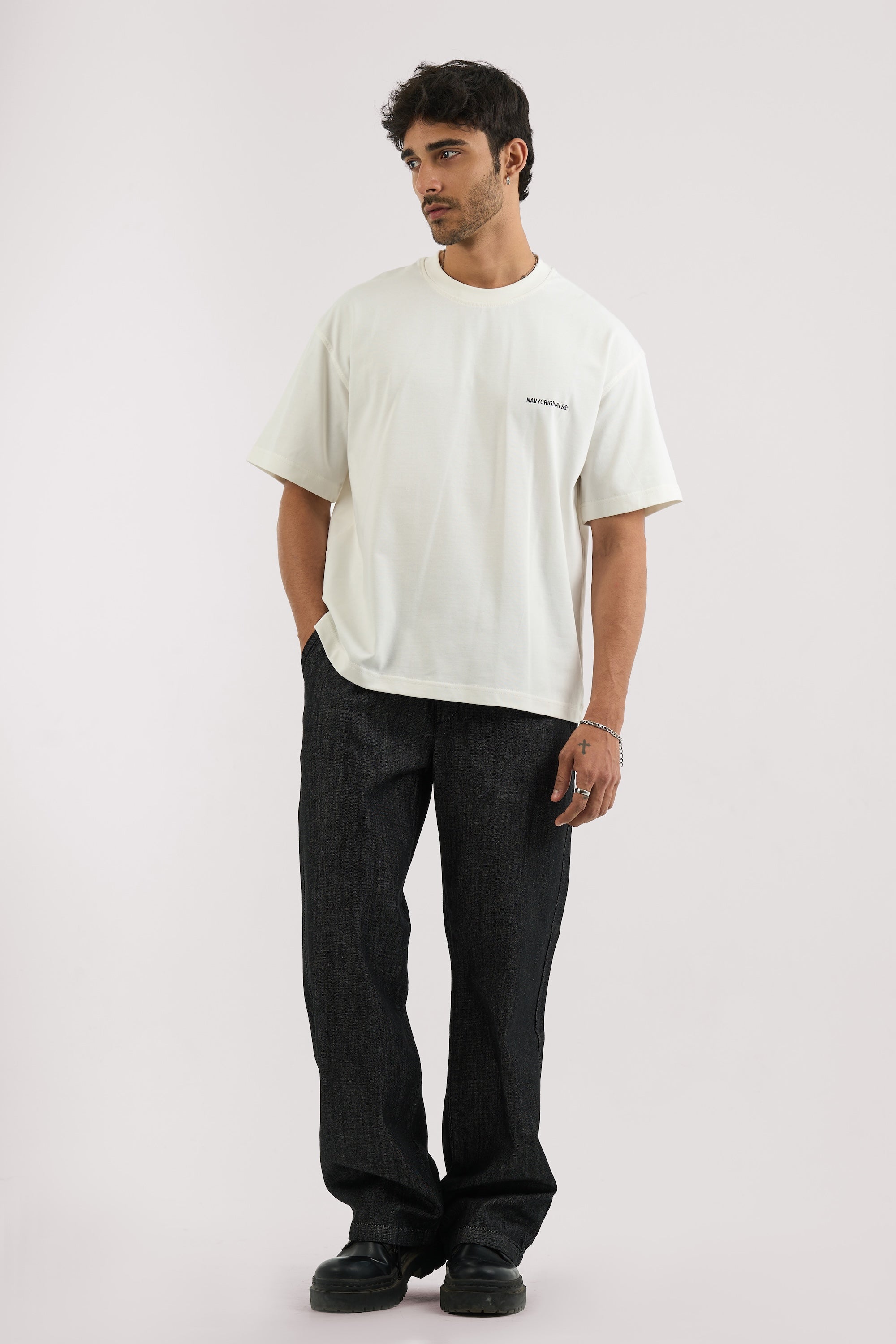 RAW BLACK LIGHT WEIGHT JEANS JOGGER