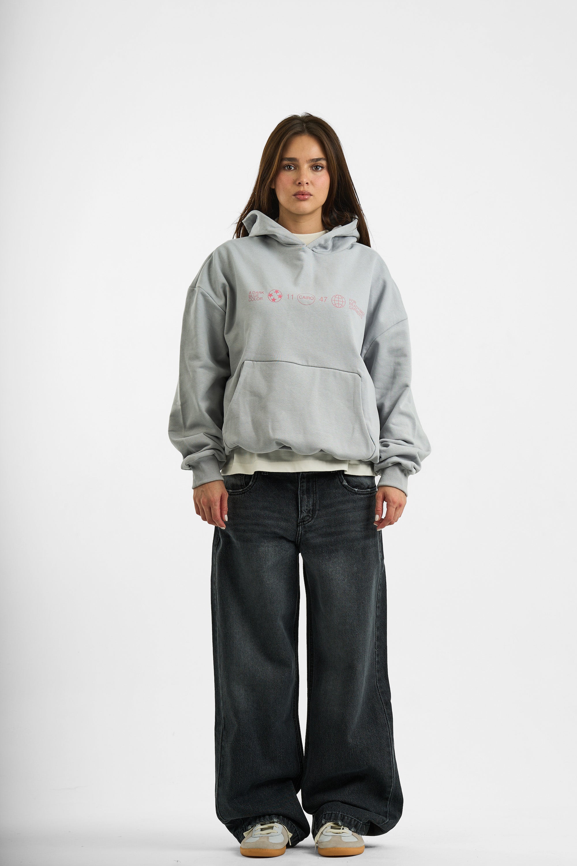 GREY ICONS HOODIE