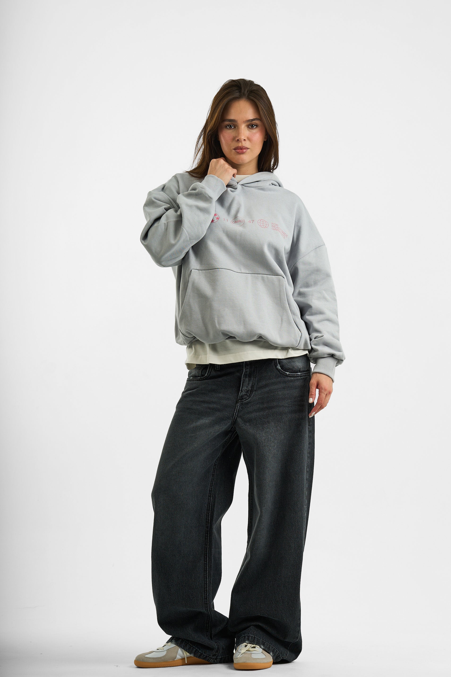 GREY ICONS HOODIE