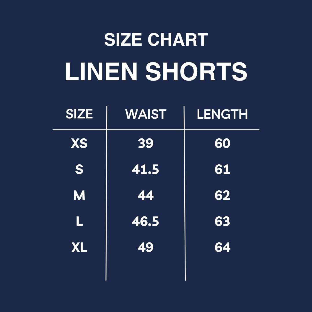 WHITE LINEN SHORT