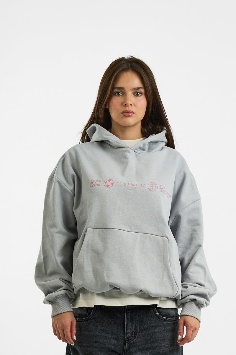 GREY ICONS HOODIE